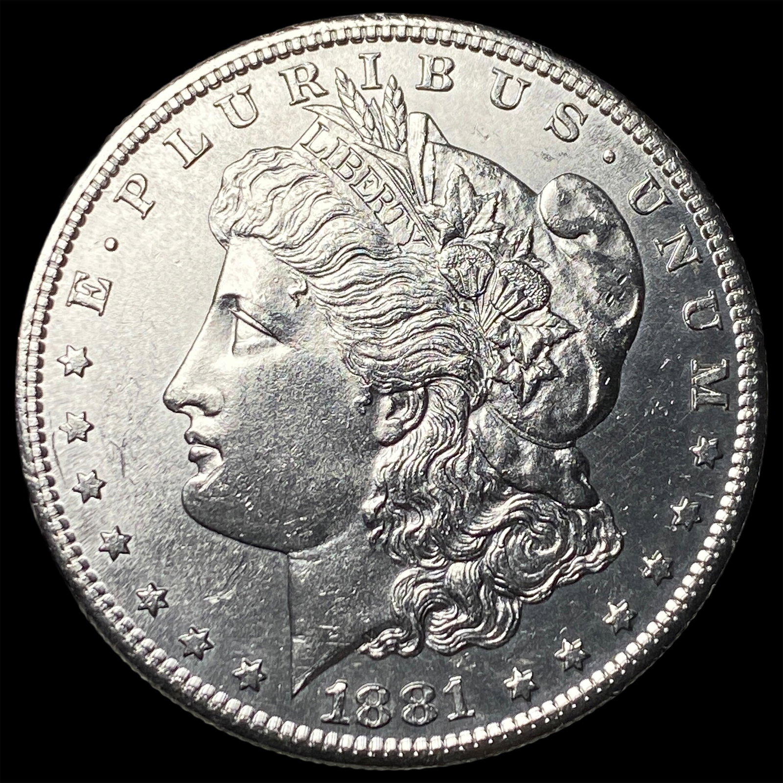 1881-S Silver Morgan Dollar CHOICE BU: 1881-S Silver Morgan Dollar CHOICE BU