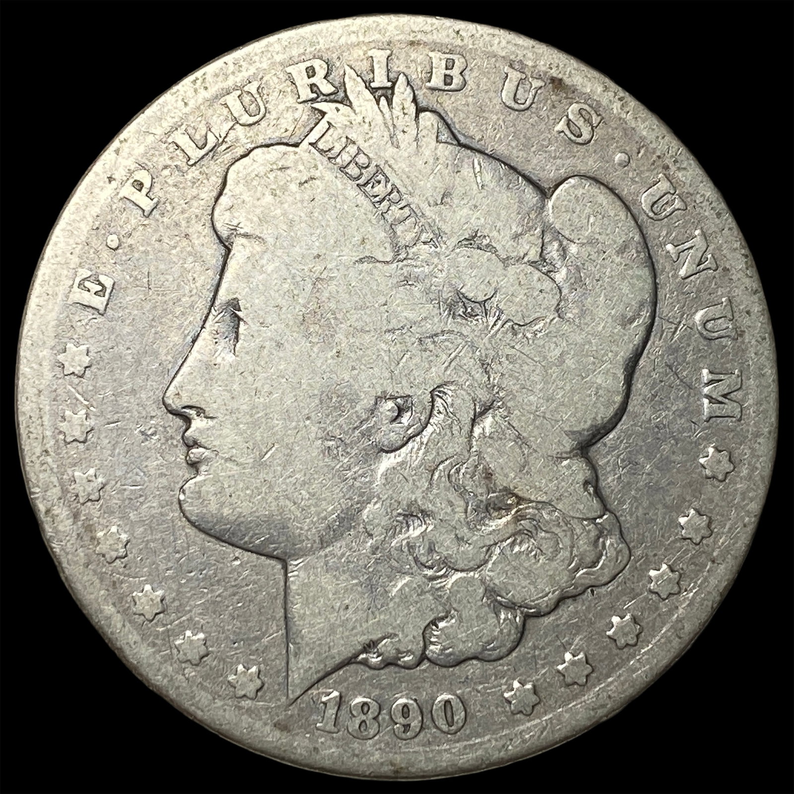 1890-CC Silver Morgan Dollar NICELY CIRCULATED: 1890-CC Silver Morgan Dollar NICELY CIRCULATED