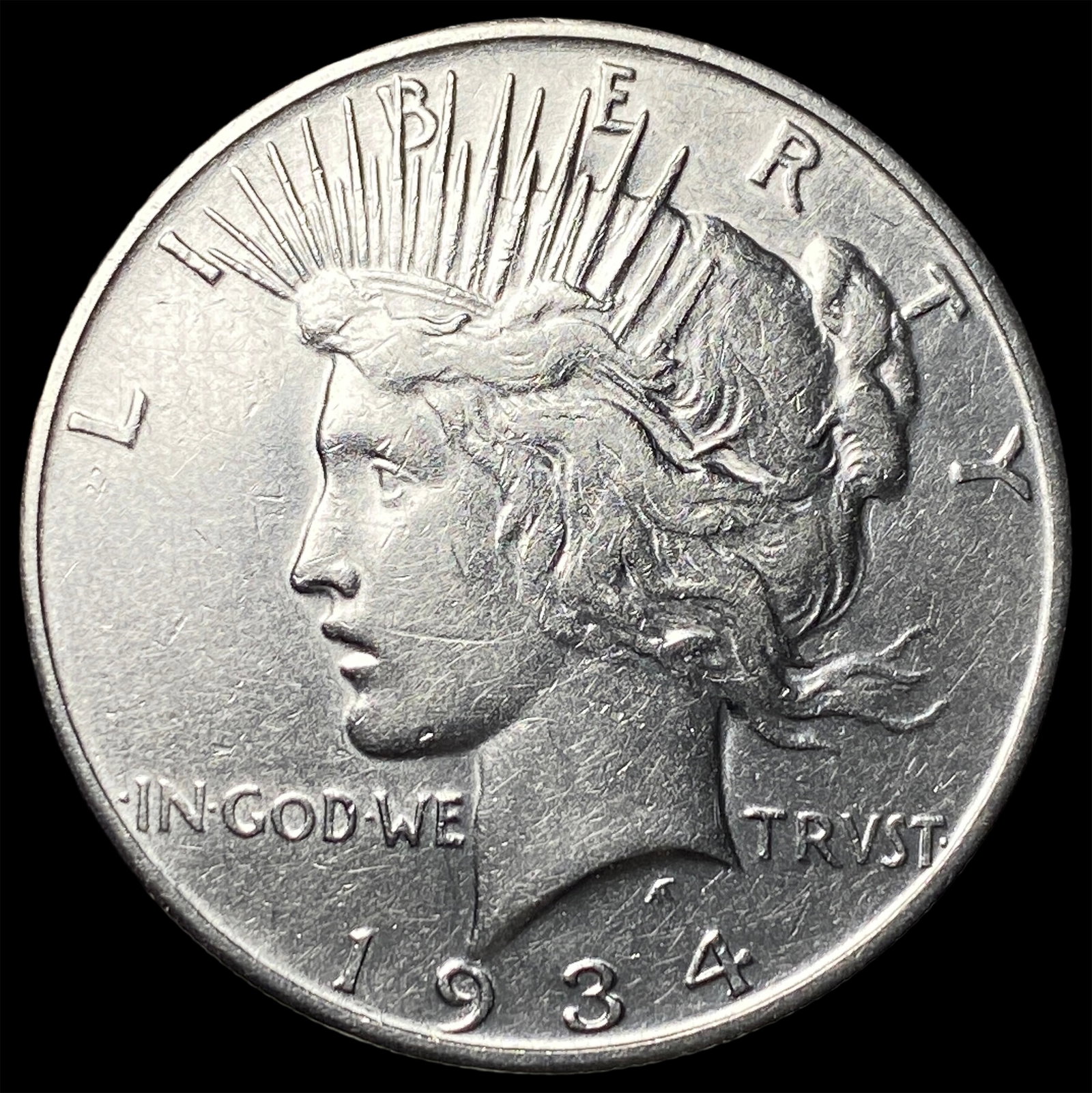 1934-S Silver Peace Dollar UNCIRCULATED (1 of 2)