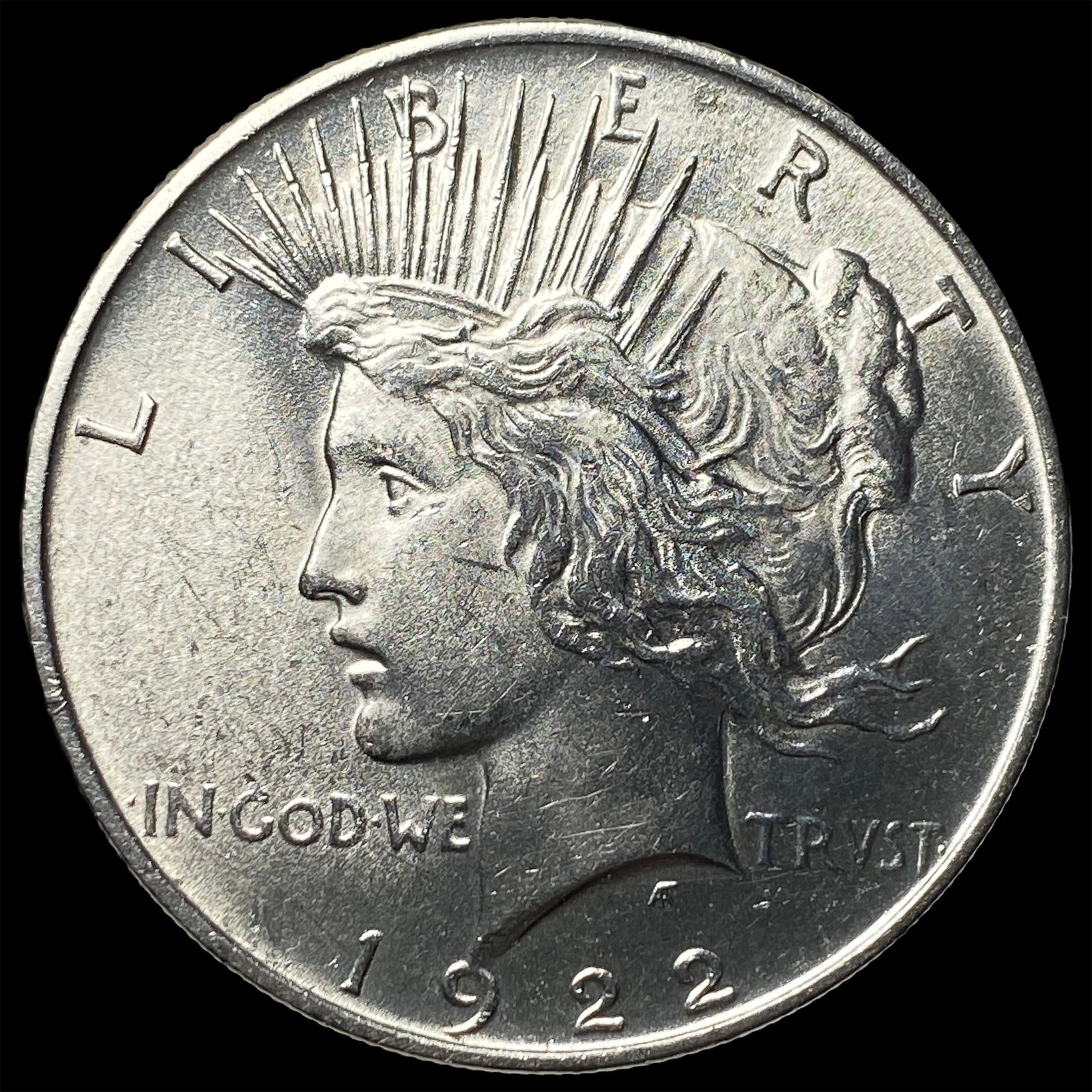 1922 Silver Peace Dollar GEM BU: 1922 Silver Peace Dollar GEM BU