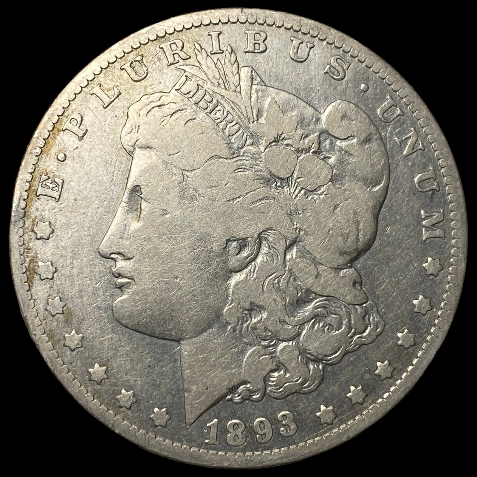 1893-O Silver Morgan Dollar LIGHTLY CIRCULATED: 1893-O Silver Morgan Dollar LIGHTLY CIRCULATED