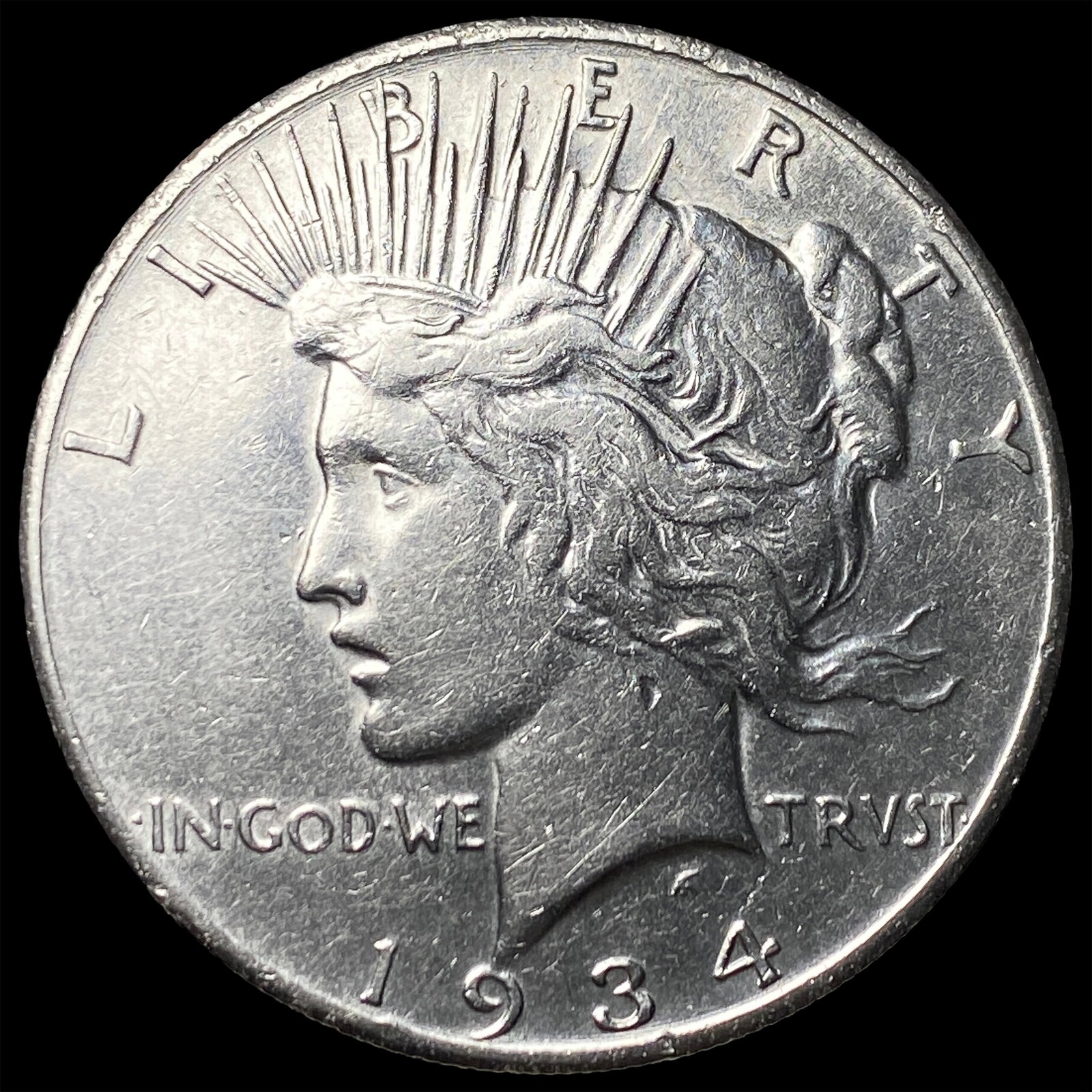 1934-S Silver Peace Dollar UNCIRCULATED (1 of 2)