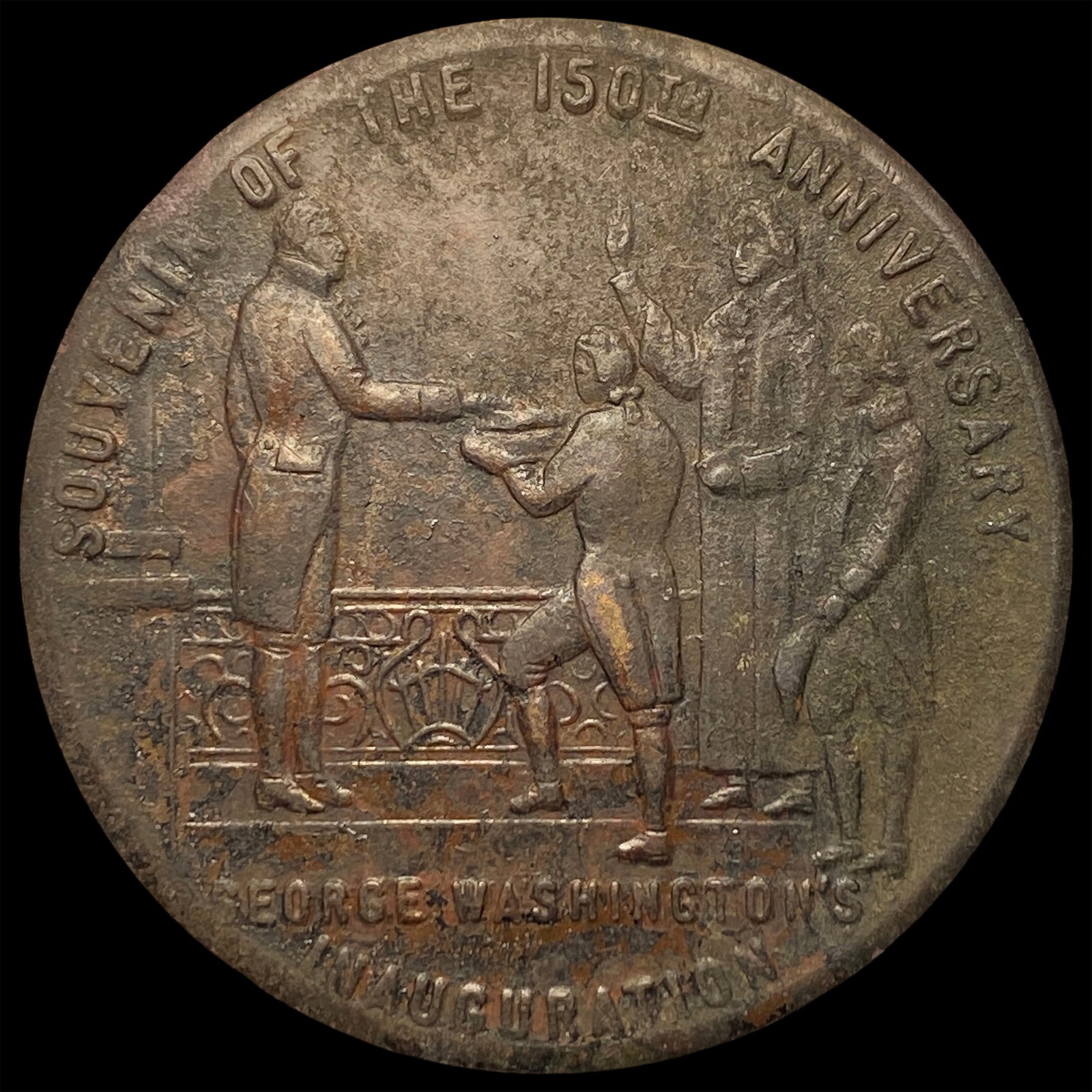 New York World's Fair George Washington Inauguration 150th Anniversary Souvenir Medal UNCIRCULATED: New York World's Fair George Washington Inauguration 150th Anniversary Souvenir Medal UNCIRCULATED