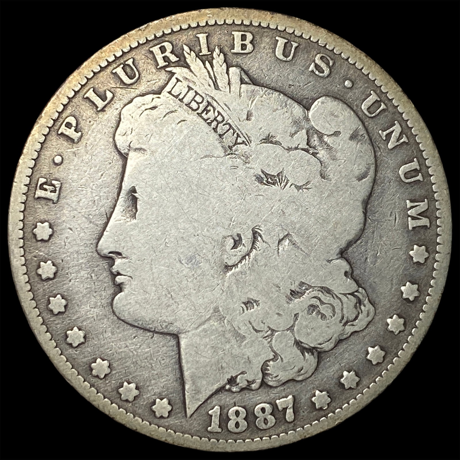 1887-O Silver Morgan Dollar LIGHTLY CIRCULATED: 1887-O Silver Morgan Dollar LIGHTLY CIRCULATED
