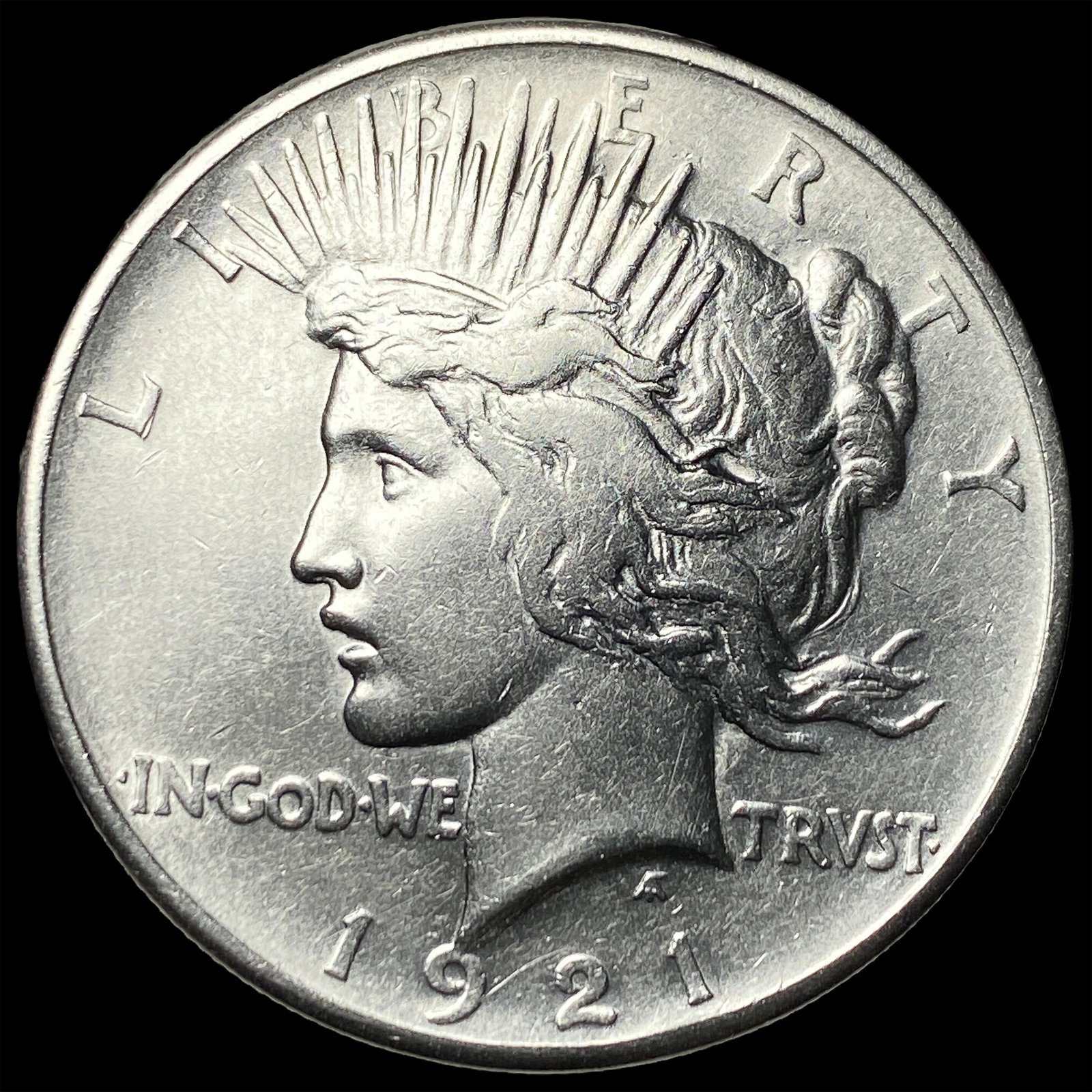 1921 Silver Peace Dollar UNCIRCULATED: 1921 Silver Peace Dollar UNCIRCULATED