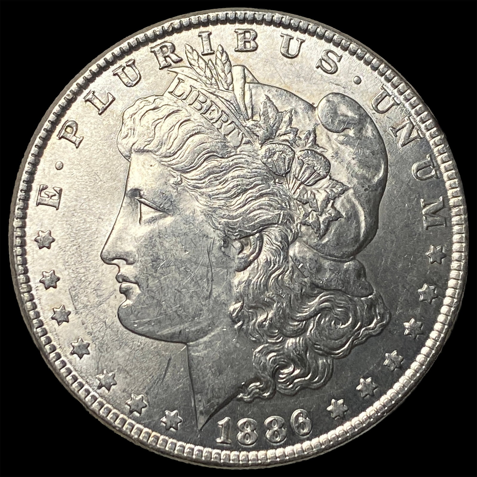 1886-S Silver Morgan Dollar UNCIRCULATED: 1886-S Silver Morgan Dollar UNCIRCULATED