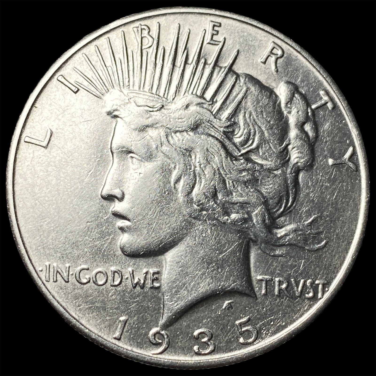 1935-S Silver Peace Dollar UNCIRCULATED (1 of 2)