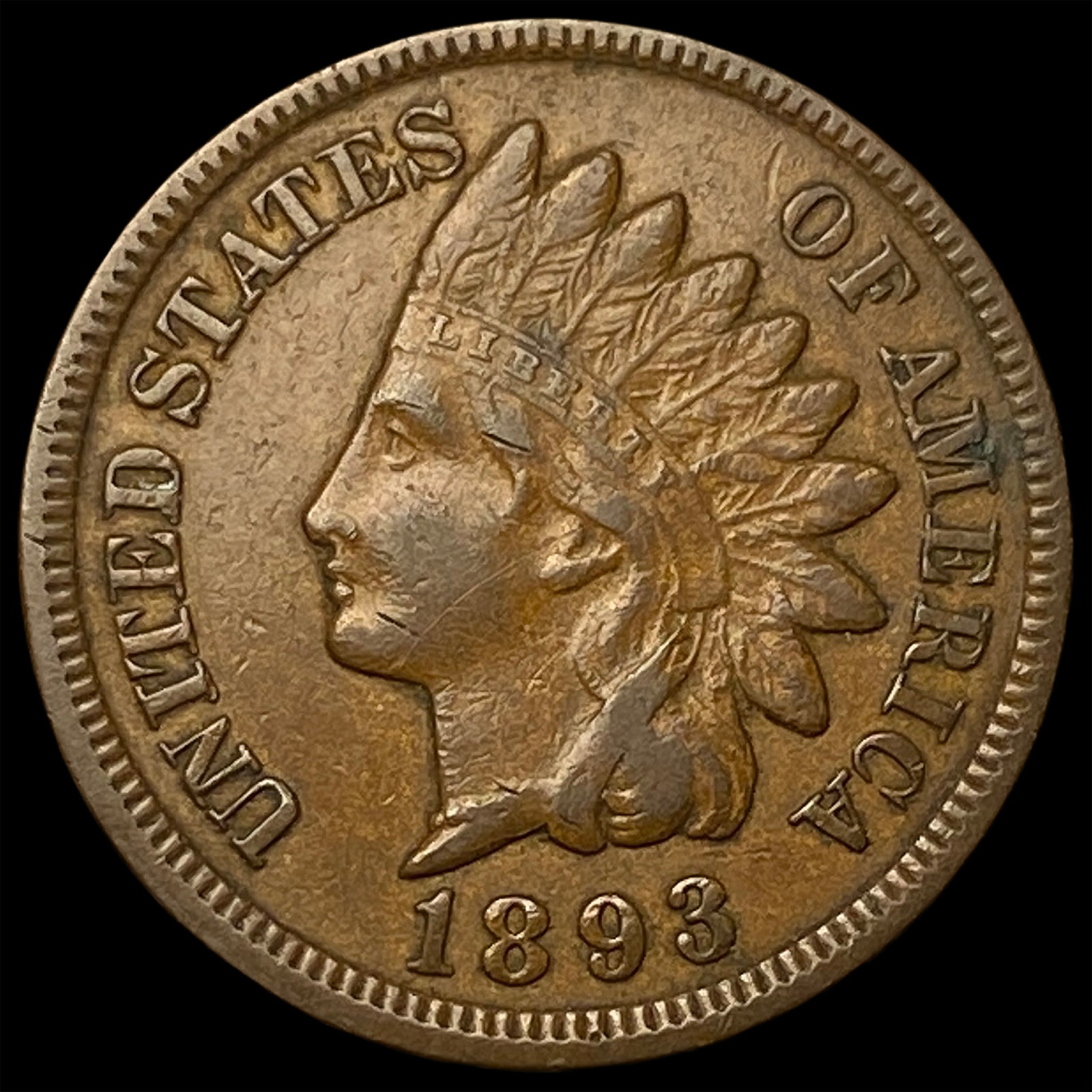 1893 Indian Head Cent CHOICE AU: 1893 Indian Head Cent CHOICE AU