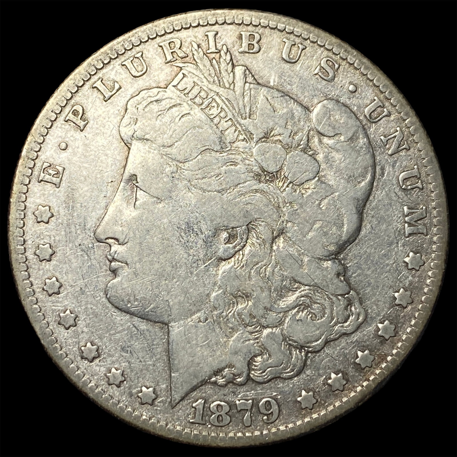 1879-S Silver Morgan Dollar LIGHTLY CIRCULATED: 1879-S Silver Morgan Dollar LIGHTLY CIRCULATED