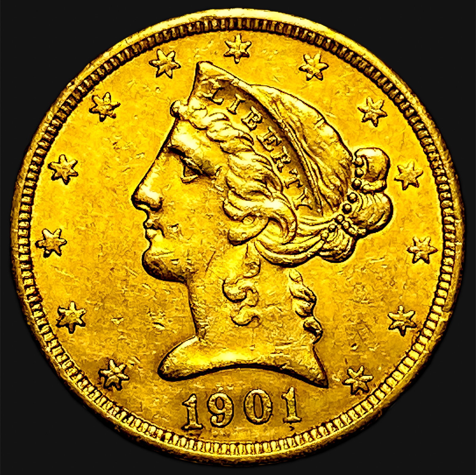 1901-S $5 Gold Half Eagle (1 of 2)