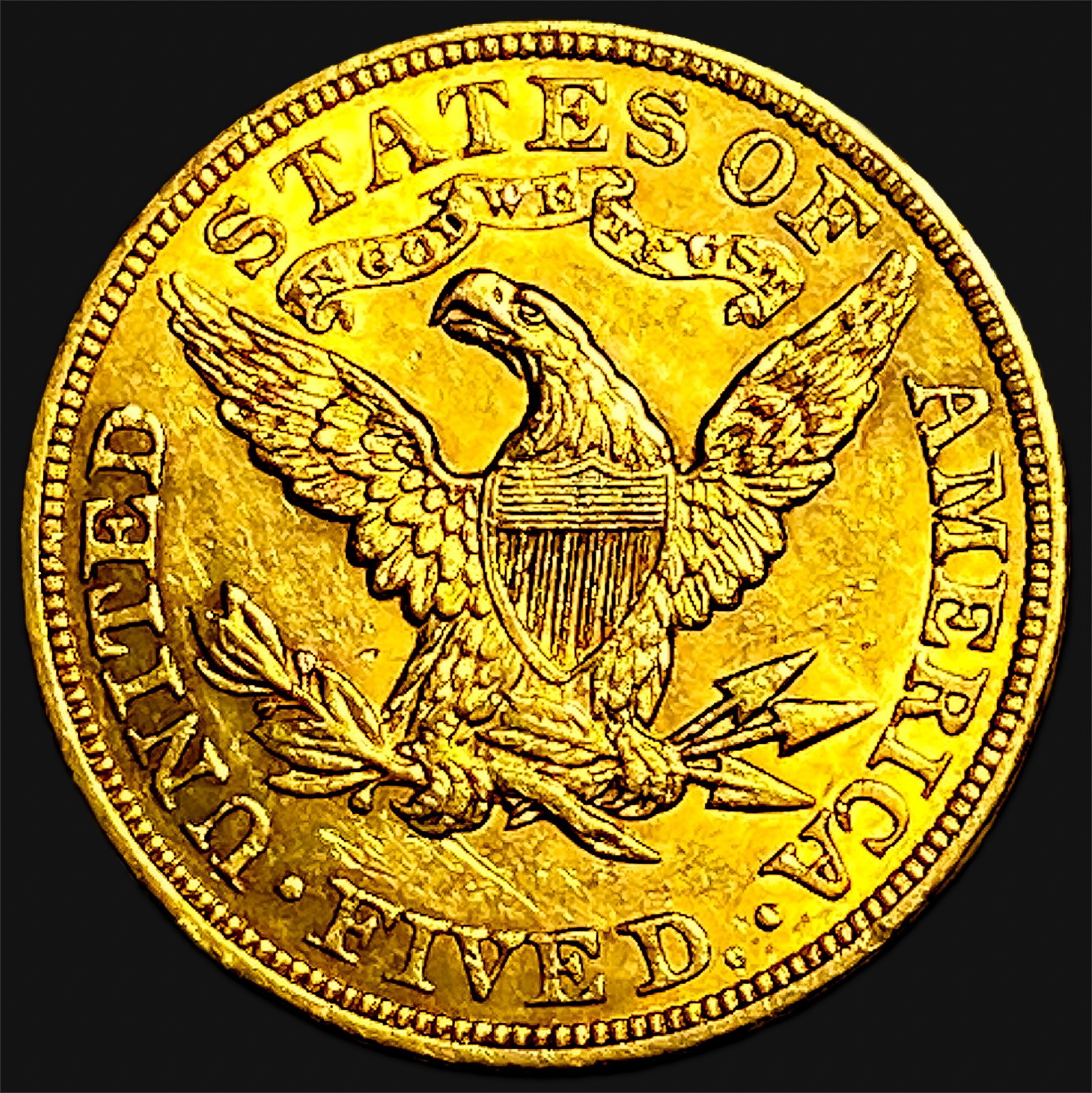 1904 $5 Gold Half Eagle - 2