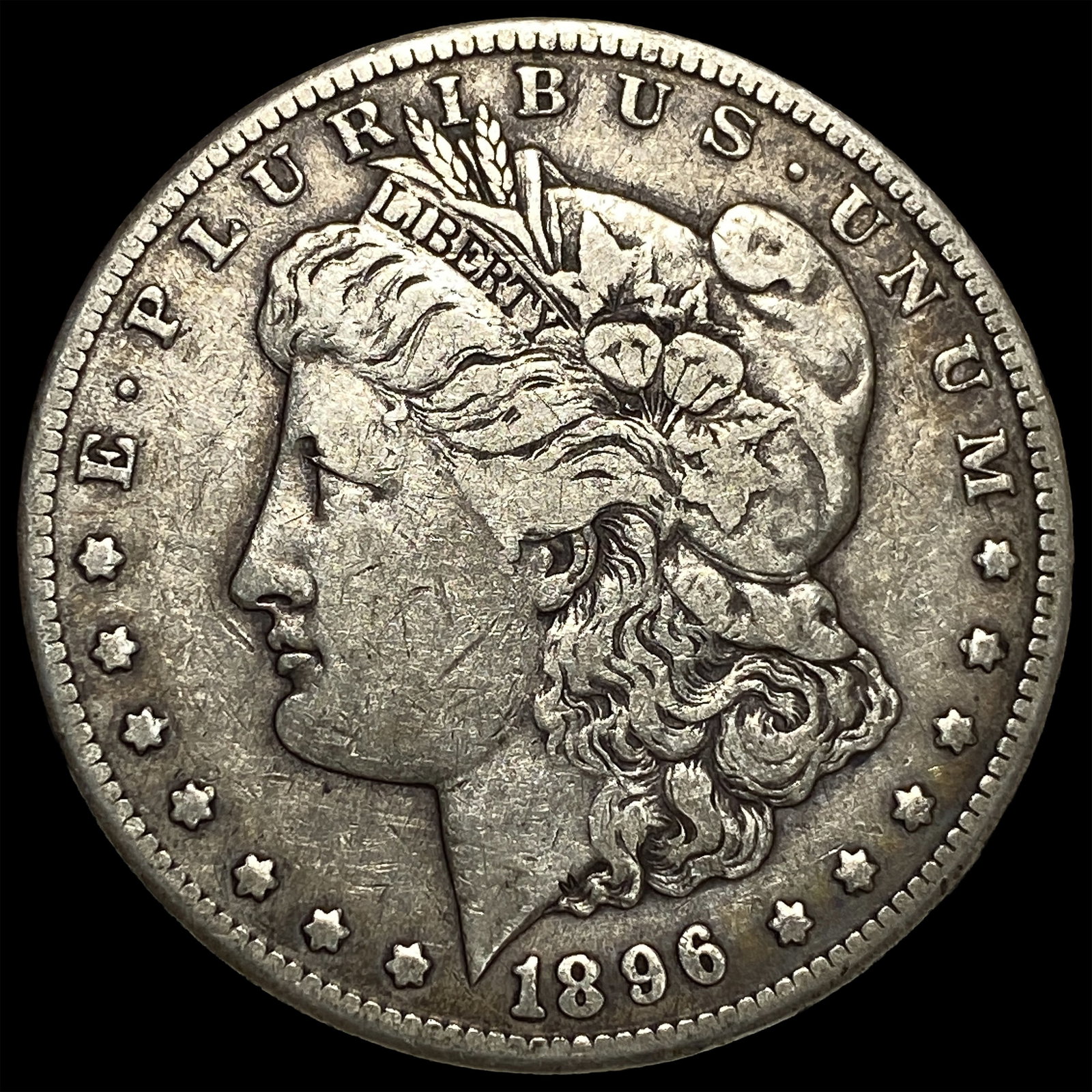 1896-S Silver Morgan Dollar NEARLY UNCIRCULATED: 1896-S Silver Morgan Dollar NEARLY UNCIRCULATED