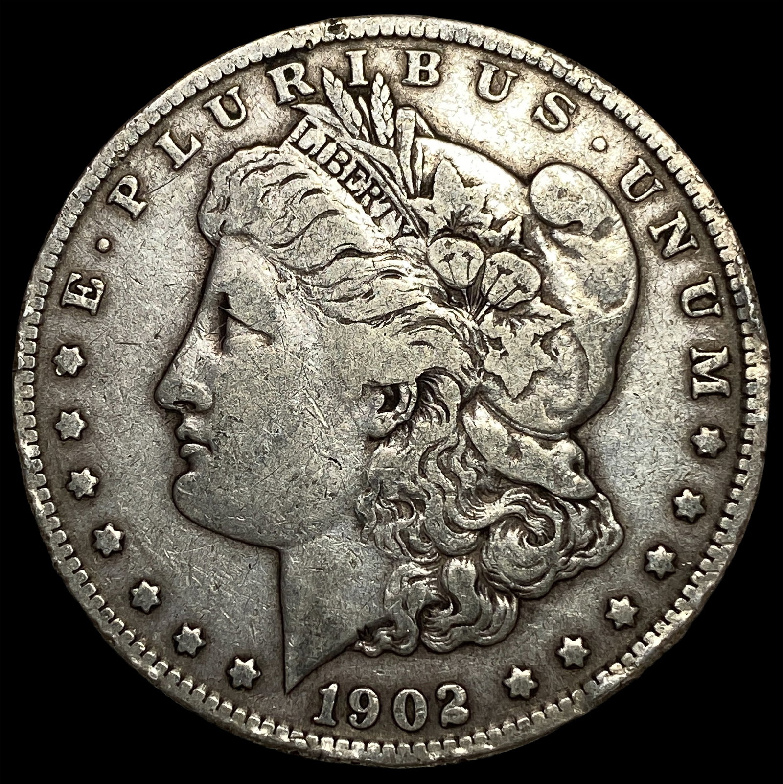 1902-S Silver Morgan Dollar NEARLY UNCIRCULATED: 1902-S Silver Morgan Dollar NEARLY UNCIRCULATED