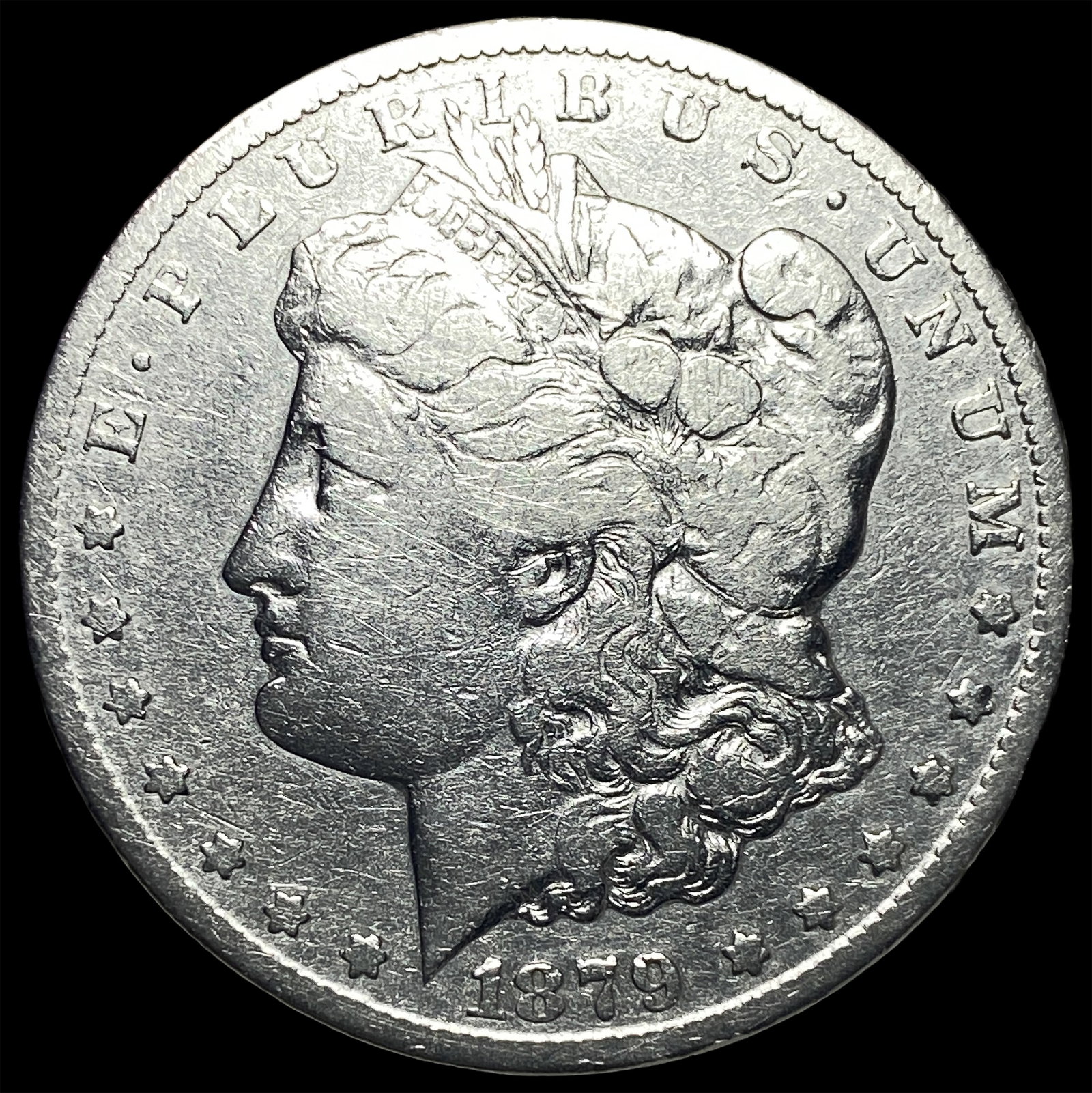 1879-CC Morgan Silver Dollar LIGHTLY CIRCULATED: 1879-CC Morgan Silver Dollar LIGHTLY CIRCULATED