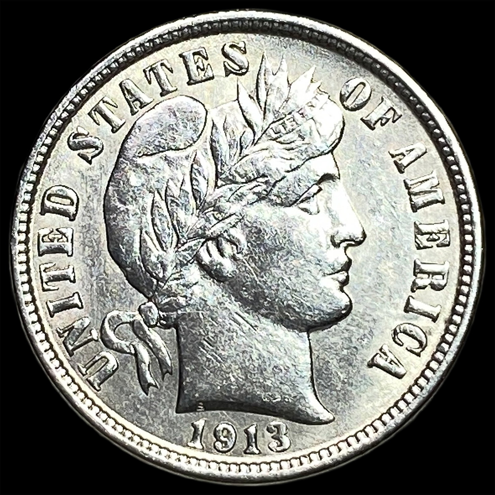 1913 Barber Dime UNCIRCULATED (1 of 2)