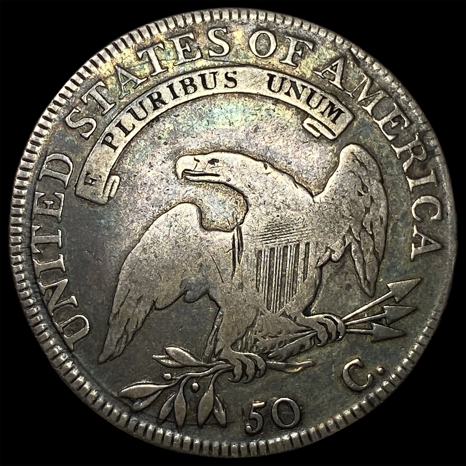 1807 Capped Bust Half Dollar LIGHTLY CIRCULATED - 2