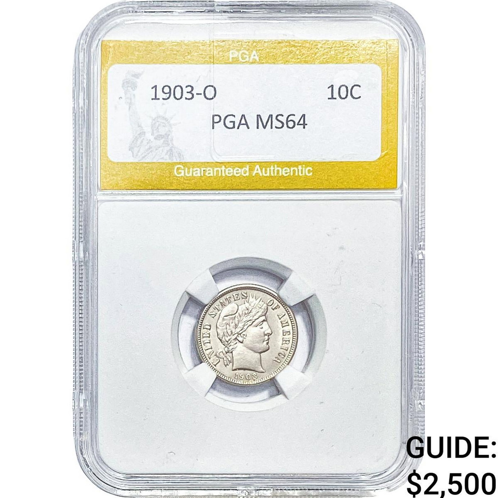 1903-O Barber Dime PGA MS64 (1 of 2)