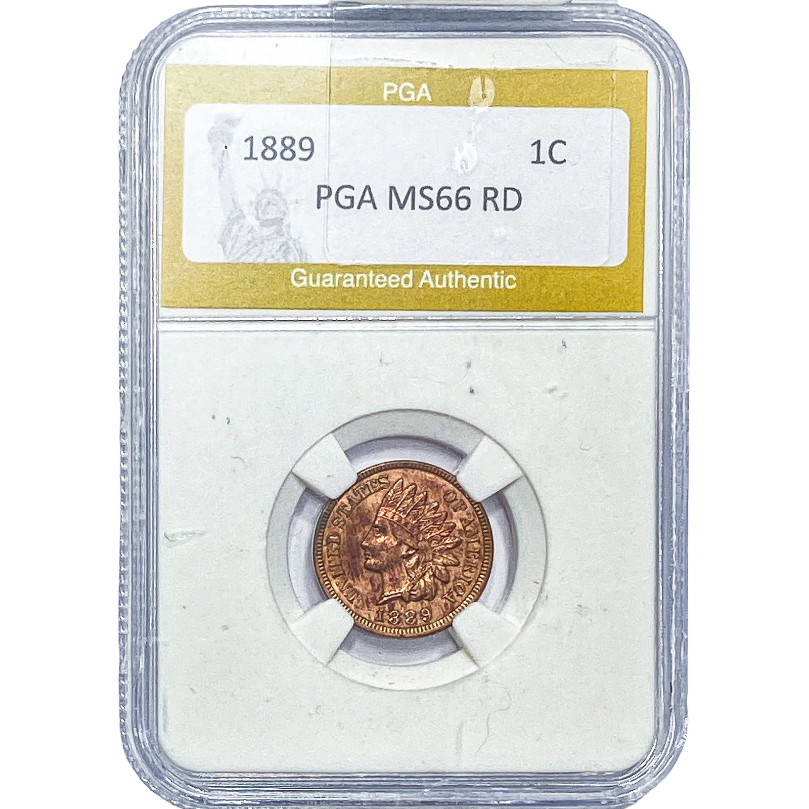 1889 Indian Head Cent PGA MS66RD (1 of 2)