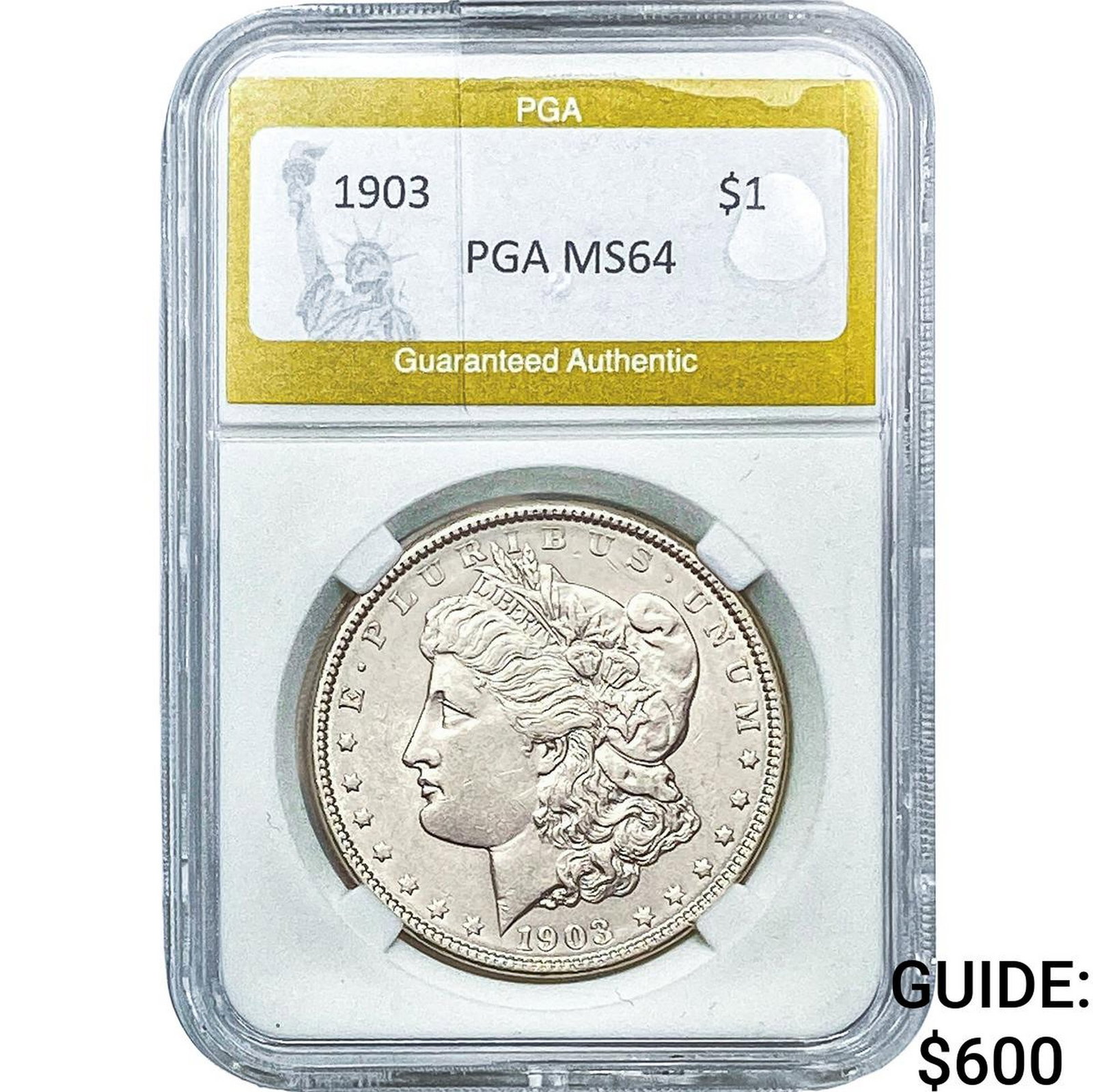 1903 Morgan Silver Dollar PGA MS64: 1903 Morgan Silver Dollar PGA MS64