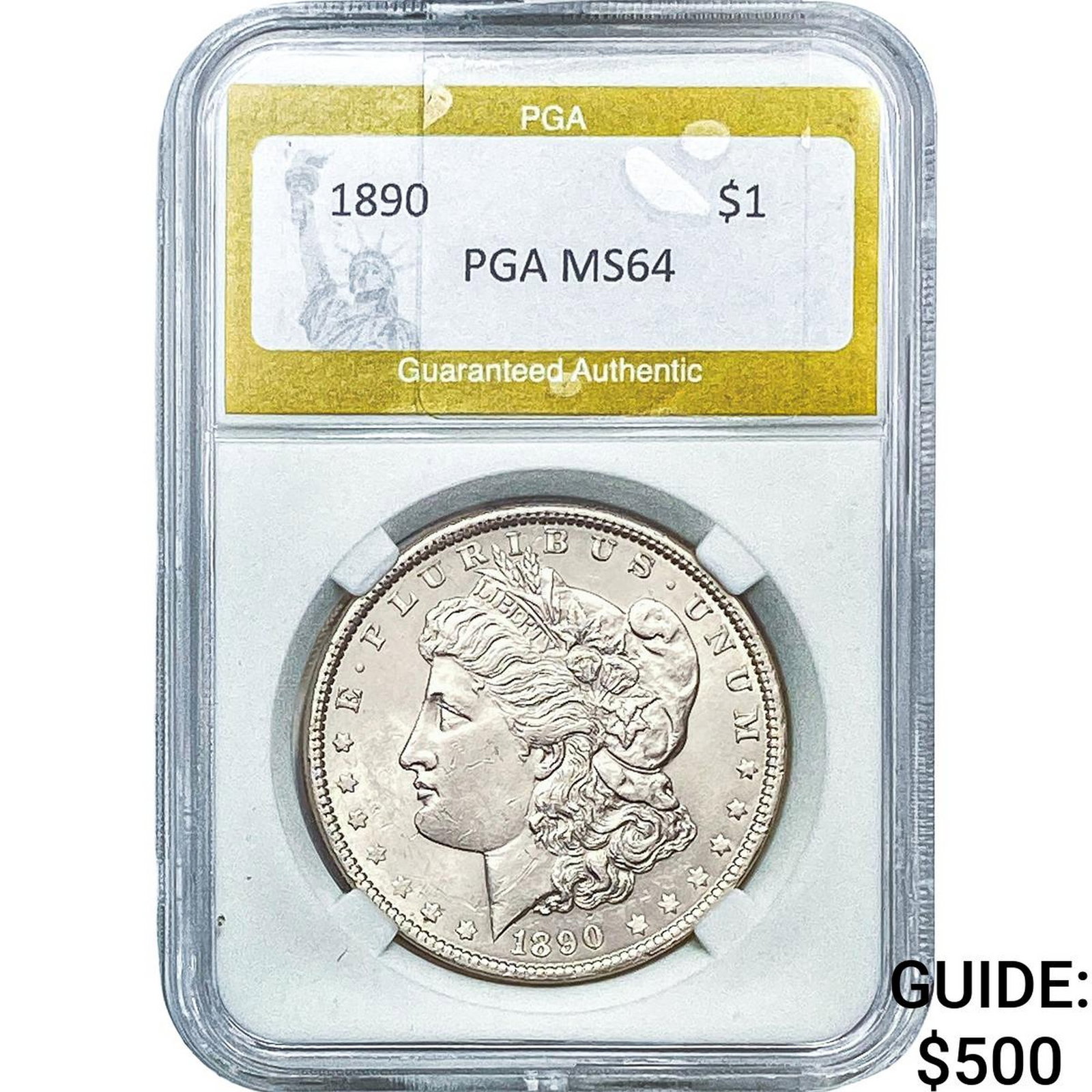 1890 Morgan Silver Dollar PGA MS64 (1 of 2)