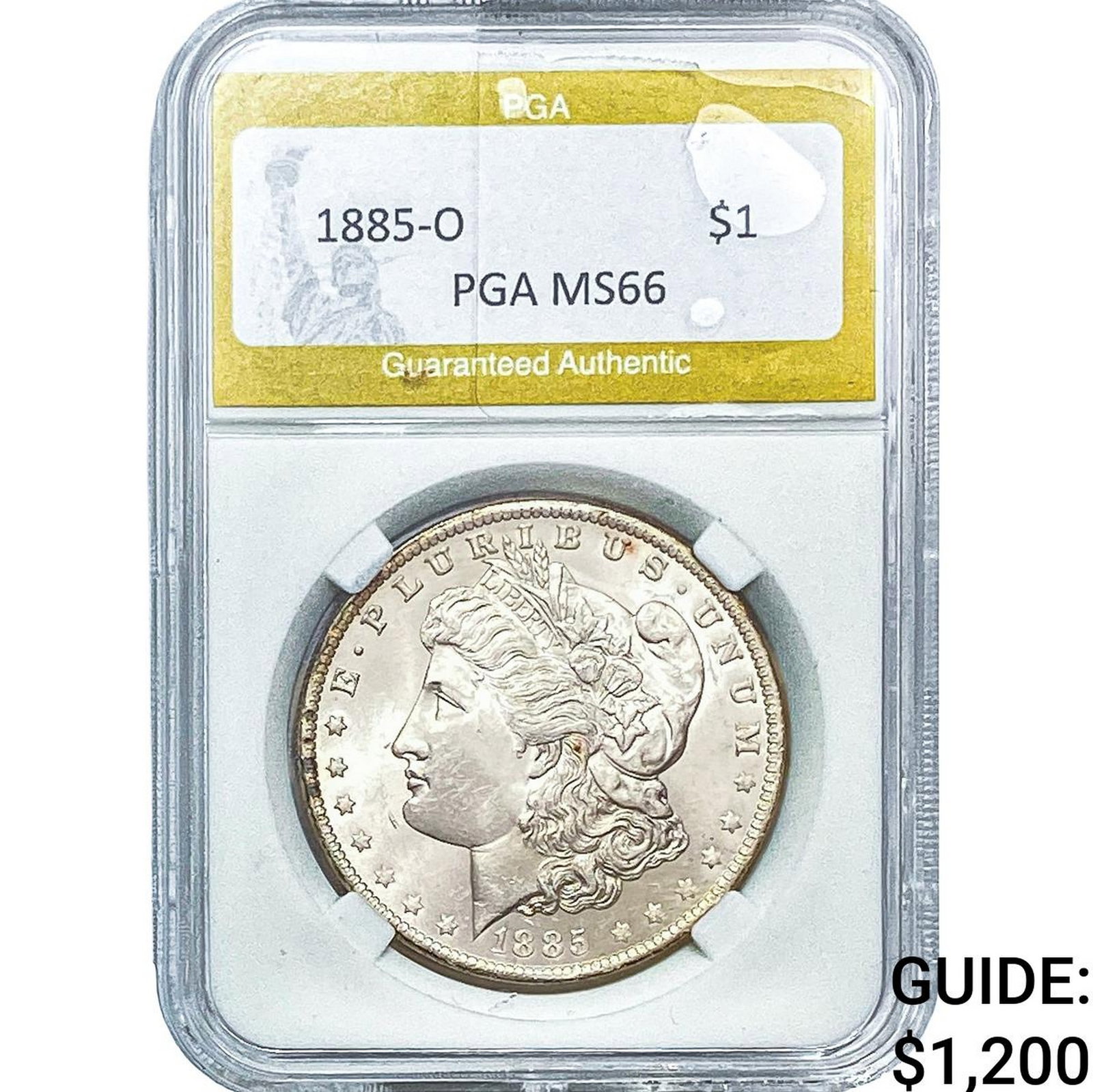 1885-O Morgan Silver Dollar PGA MS66 (1 of 2)