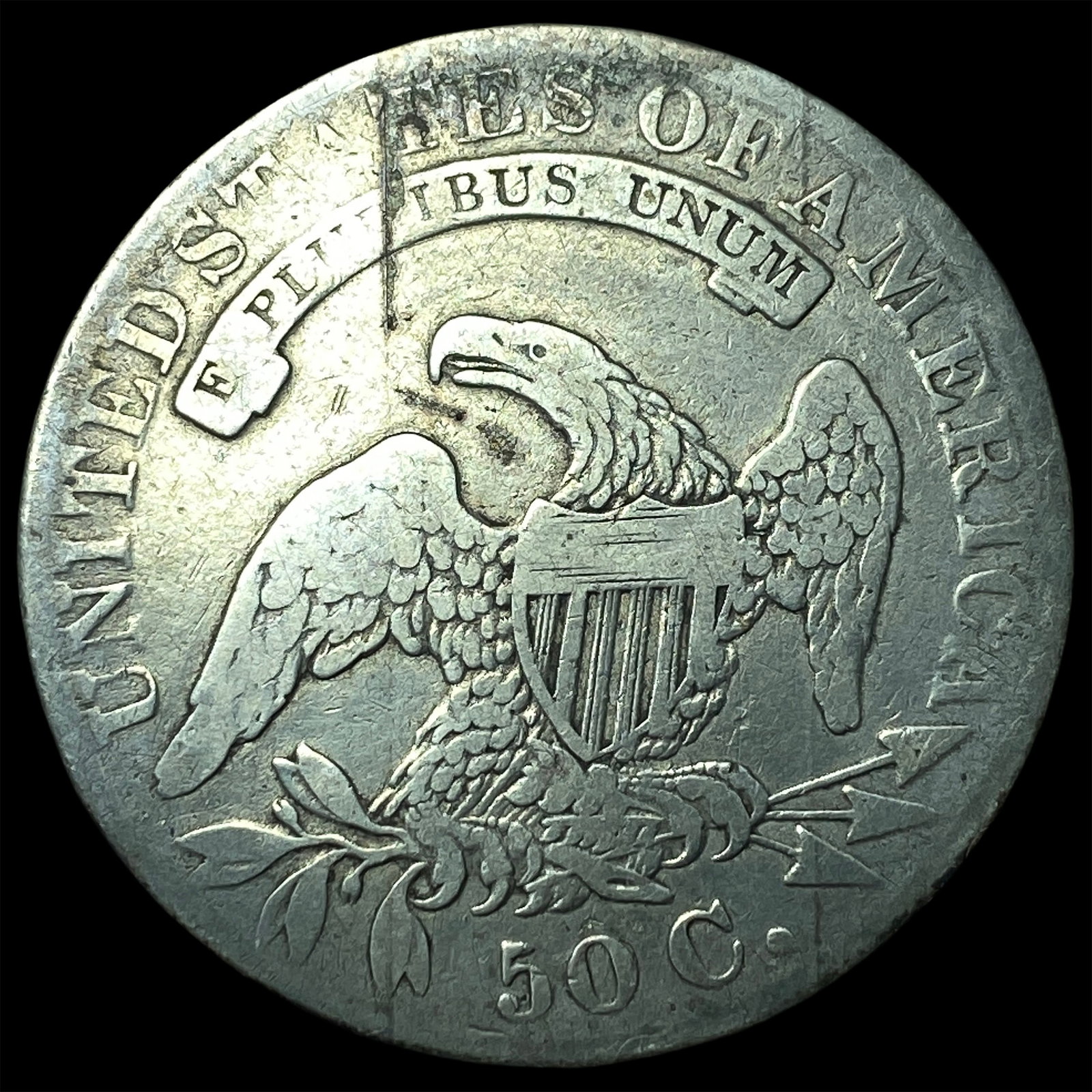 1832 Capped Bust Half Dollar LIGHTLY CIRCULATED - 2