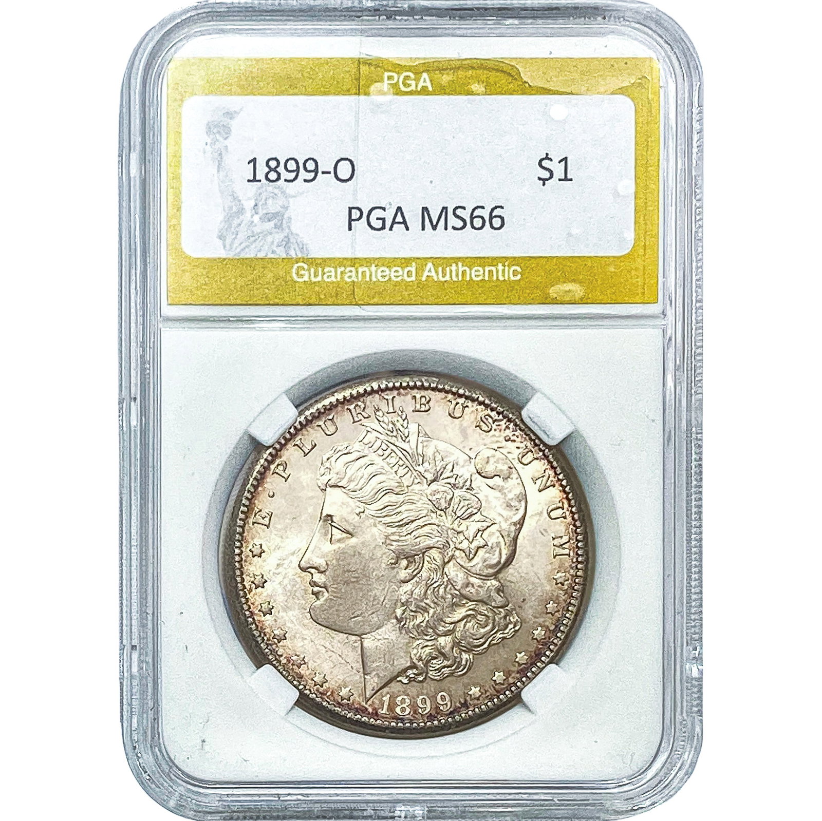 1899-O Morgan Silver Dollar PGA MS66: 1899-O Morgan Silver Dollar PGA MS66