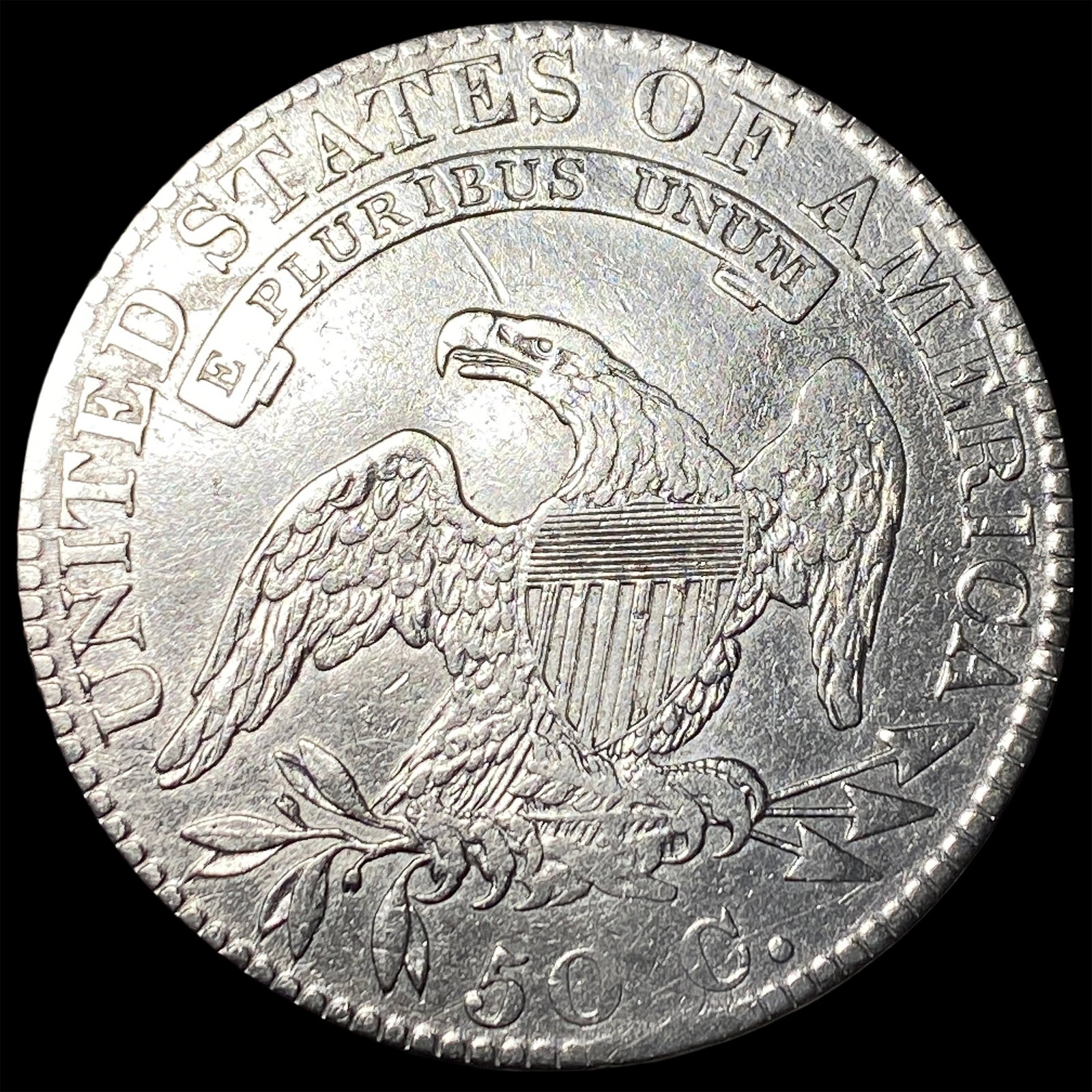 1819 Capped Bust Half Dollar CLOSELY UNCIRCULATED - 2