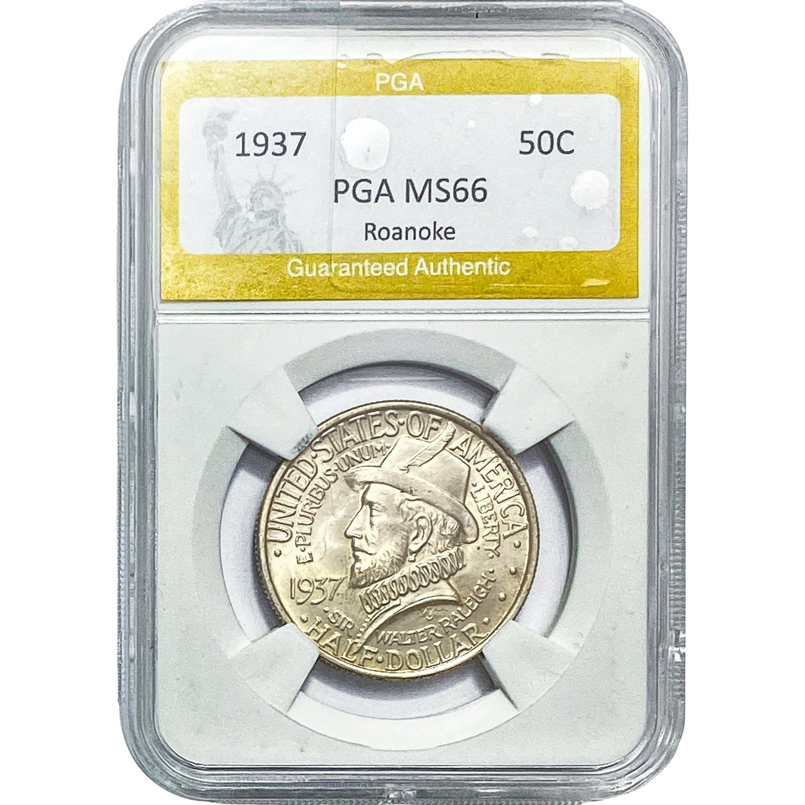 1937 Roanoke Half Dollar PGA MS66 (1 of 2)