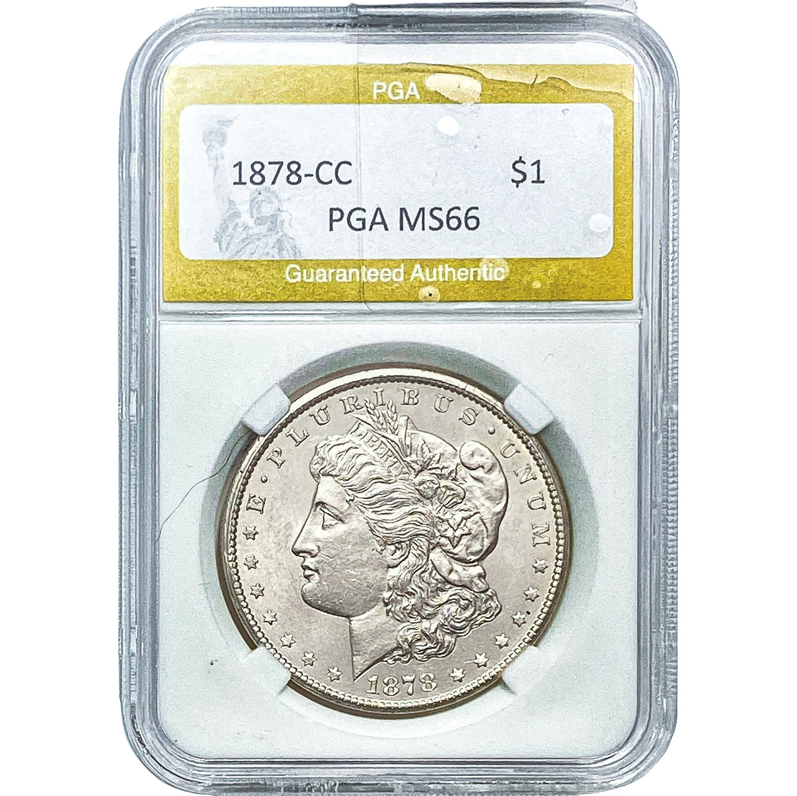 1878-CC Morgan Silver Dollar PGA MS66 (1 of 2)