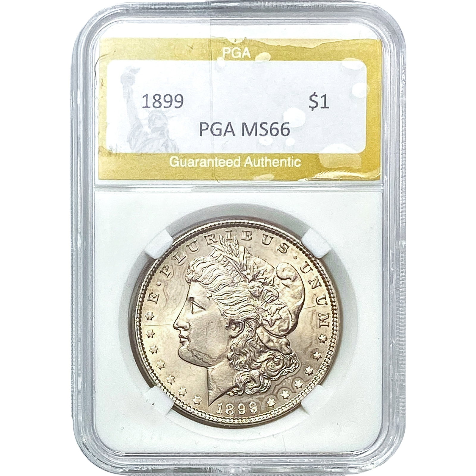 1899 Morgan Silver Dollar PGA MS66: 1899 Morgan Silver Dollar PGA MS66