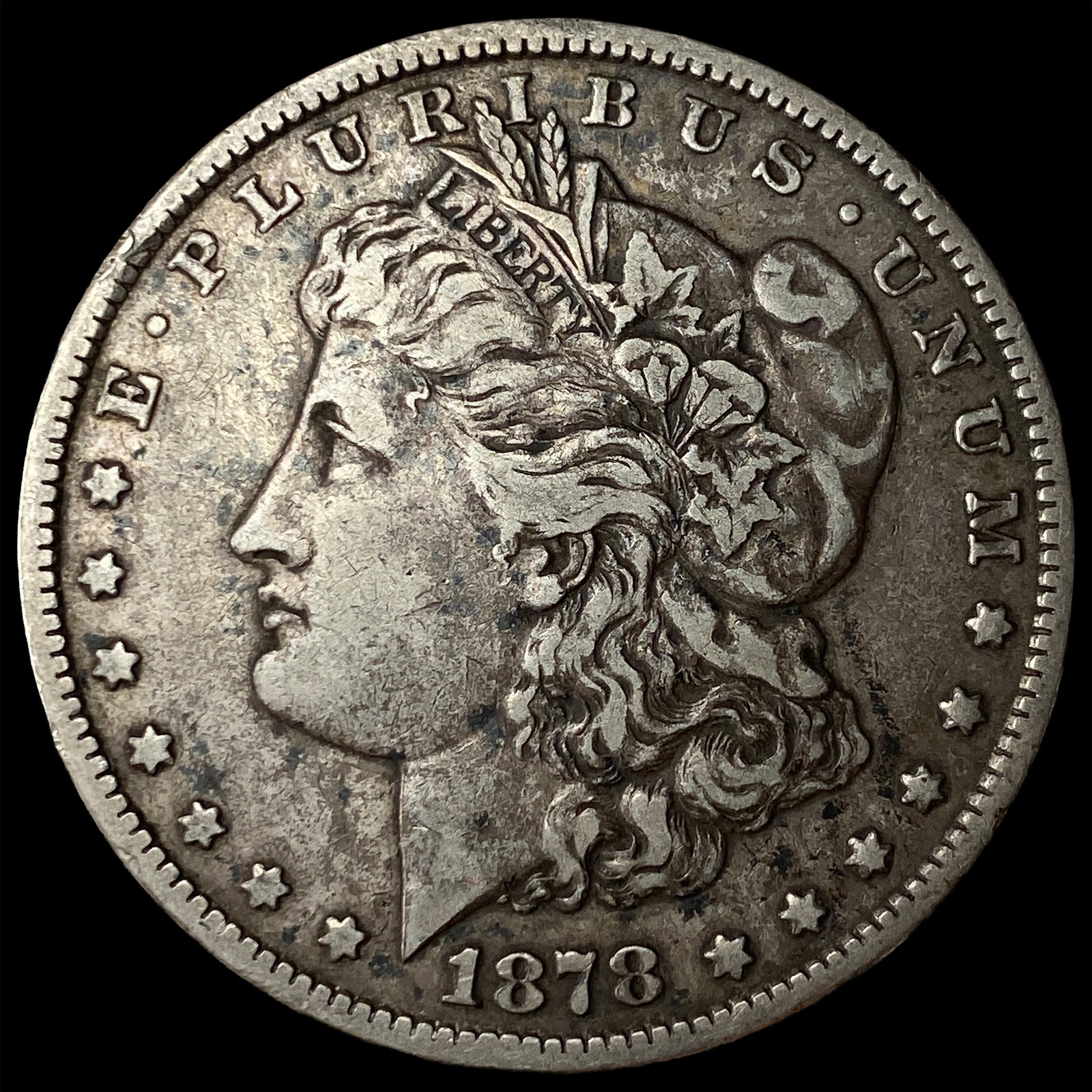 1878-CC Silver Morgan Dollar LIGHTLY CIRCULATED: 1878-CC Silver Morgan Dollar LIGHTLY CIRCULATED