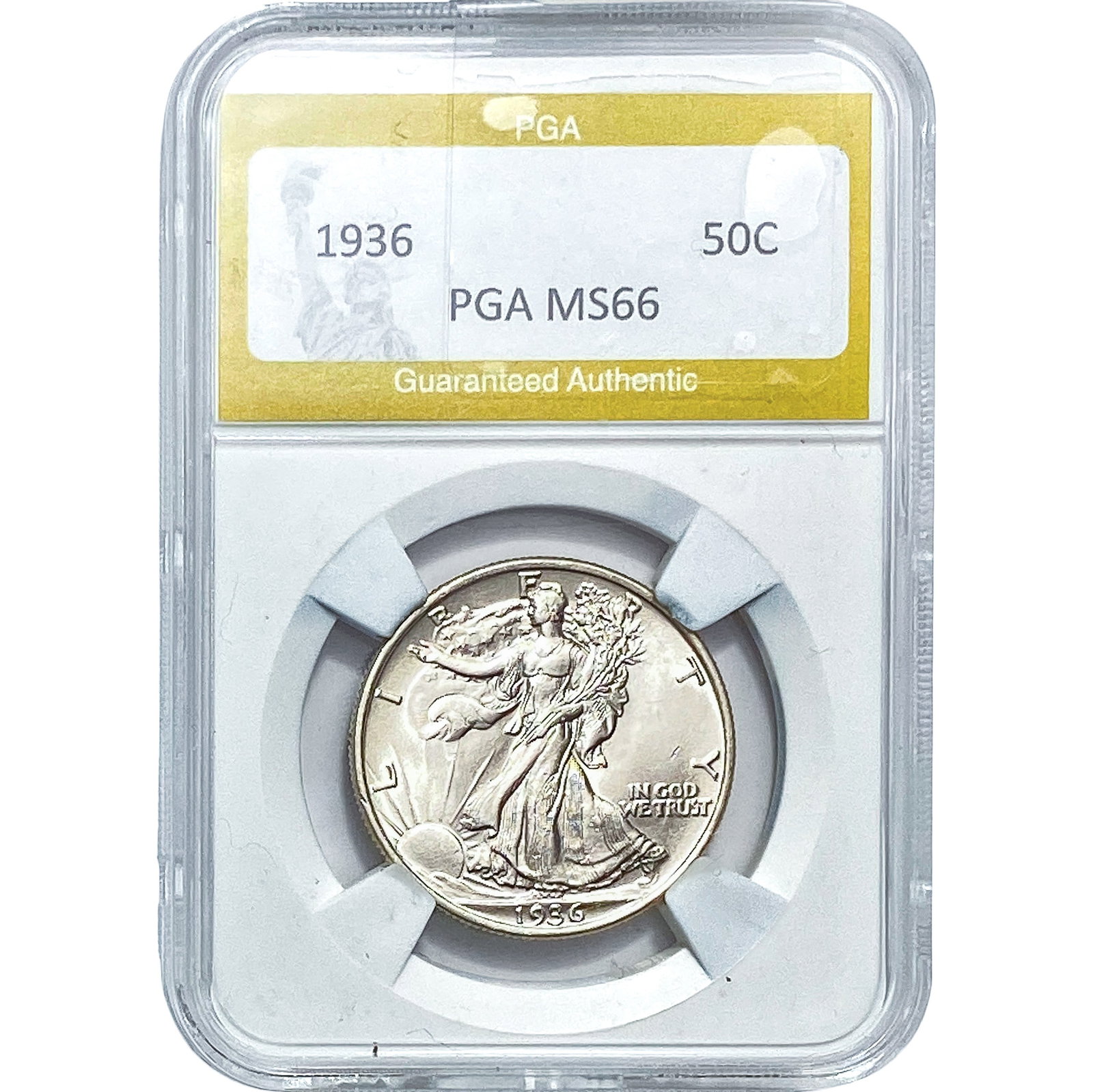 1936 Walking Liberty Half Dollar PGA MS66 (1 of 2)