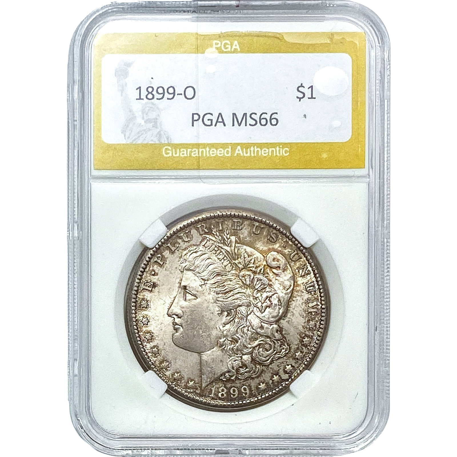 1899-O Morgan Silver Dollar PGA MS66: 1899-O Morgan Silver Dollar PGA MS66