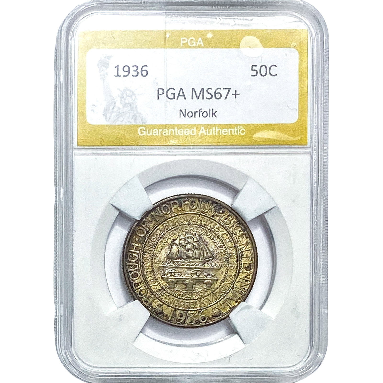 1936 Norfolk Half Dollar PGA MS67+ (1 of 2)