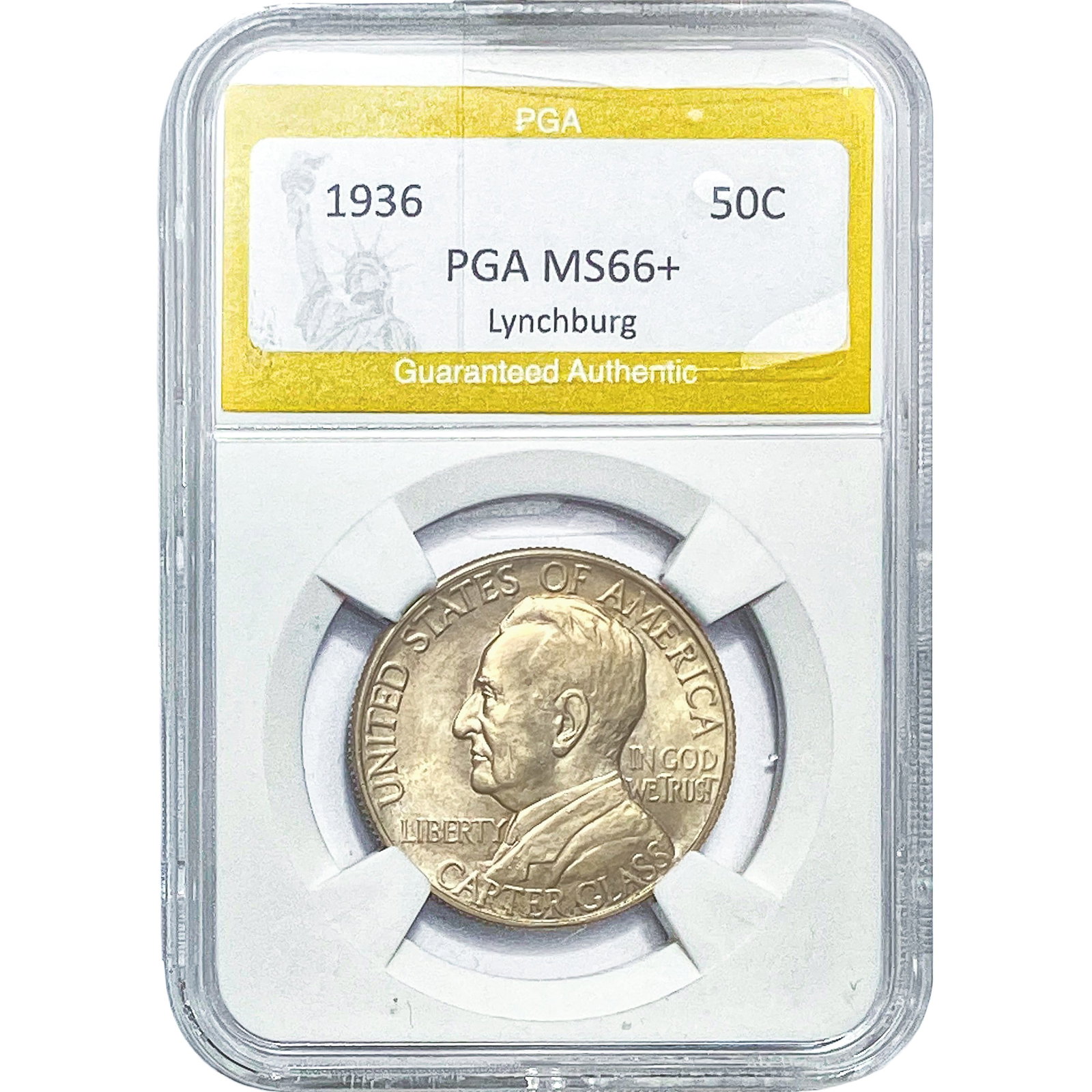 1936 Lynchburg Half Dollar PGA MS66+ (1 of 2)