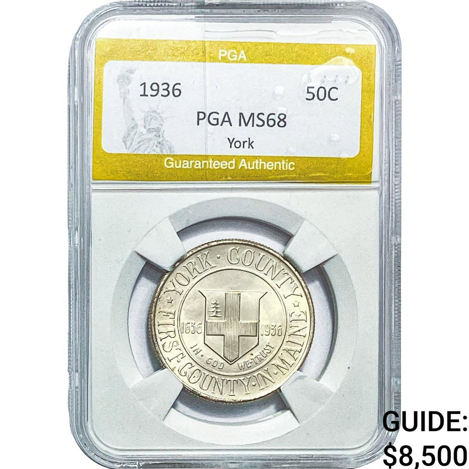 1936 York Half Dollar PGA MS68 (1 of 2)