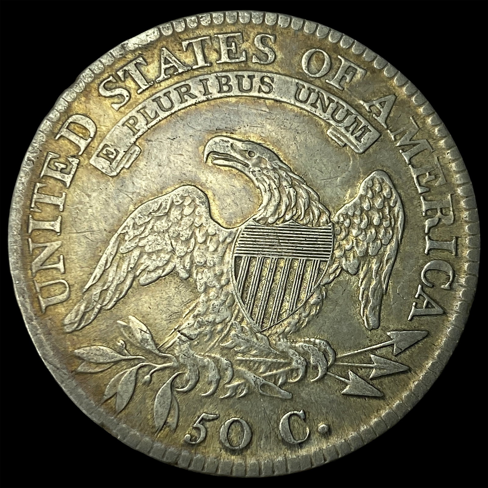 1812 Capped Bust Half Dollar CLOSELY UNCIRCULATED - 2