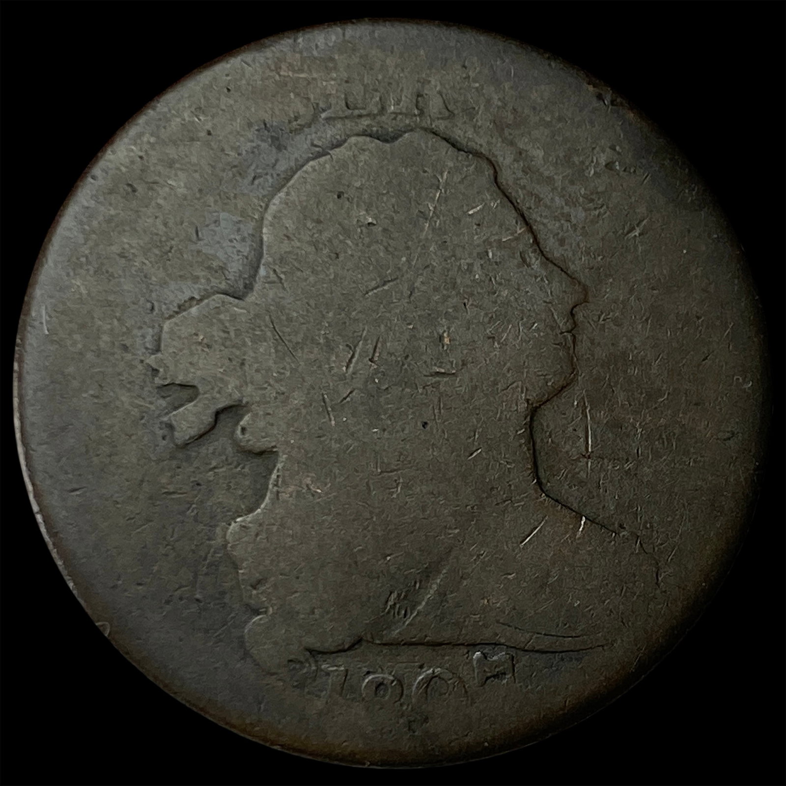 1807 Draped Bust Large Cent NICELY CIRCULATED (1 of 2)
