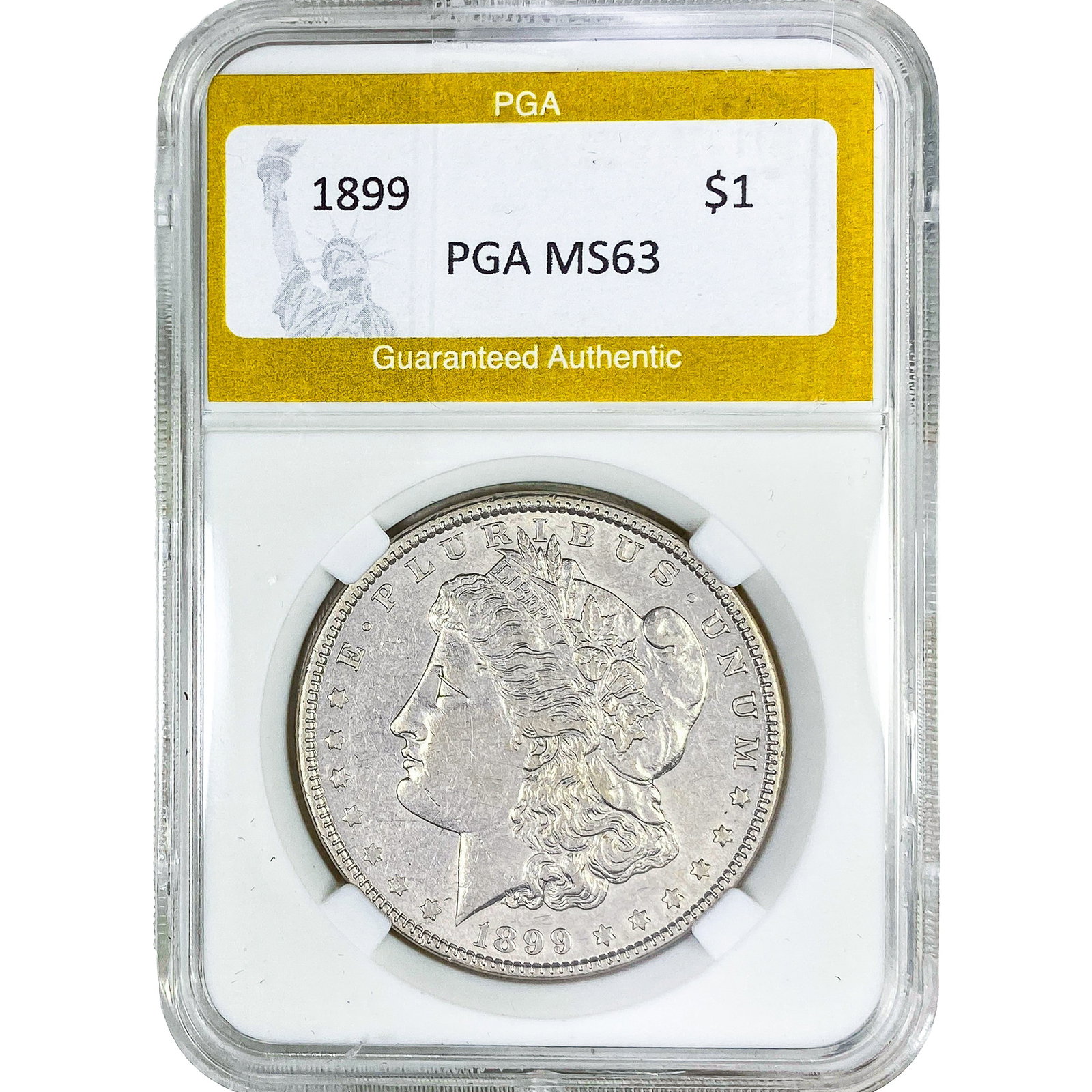 1899 Morgan Silver Dollar PGA MS63: 1899 Morgan Silver Dollar PGA MS63