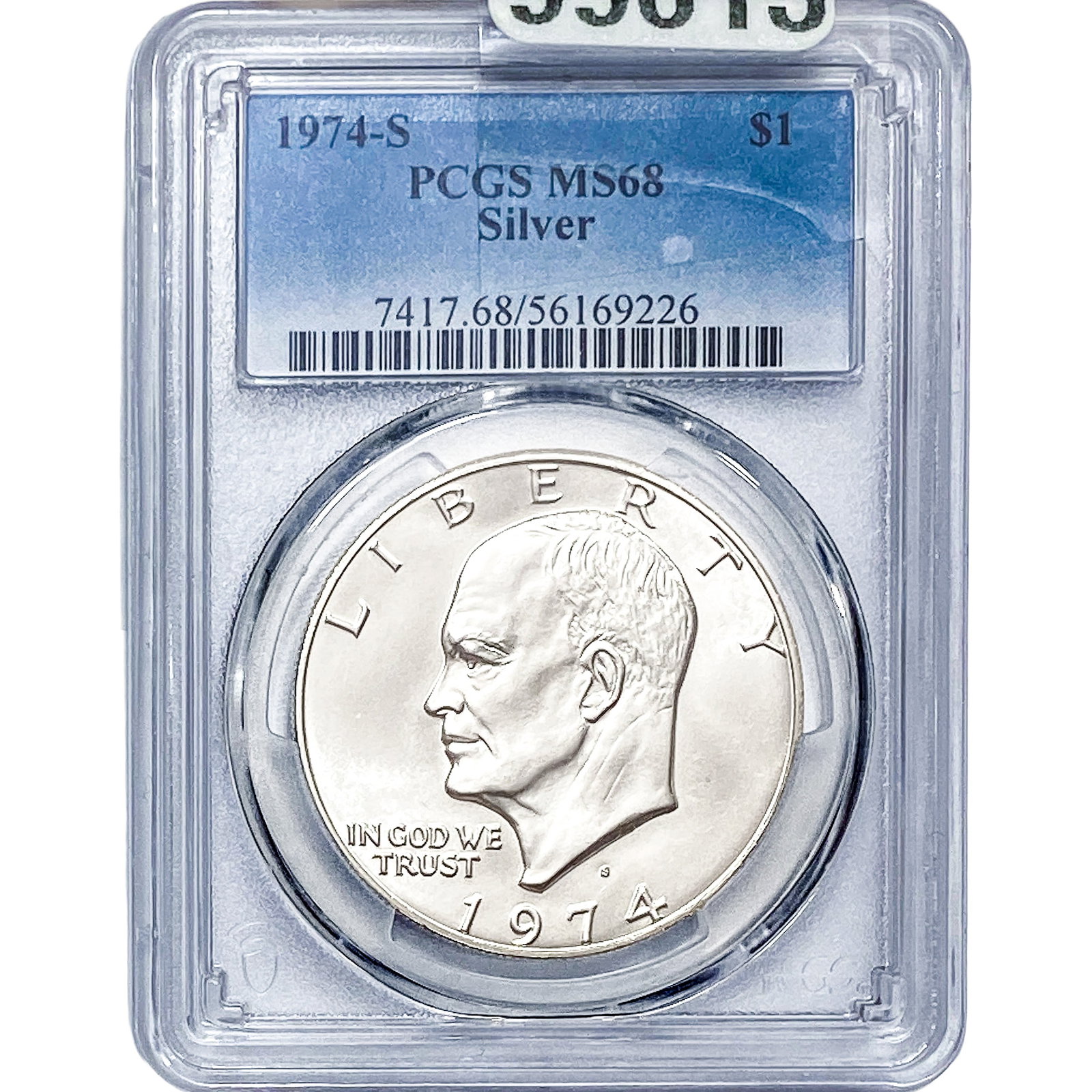 1974-S Eisenhower Dollar PCGS MS68 Silver (1 of 2)