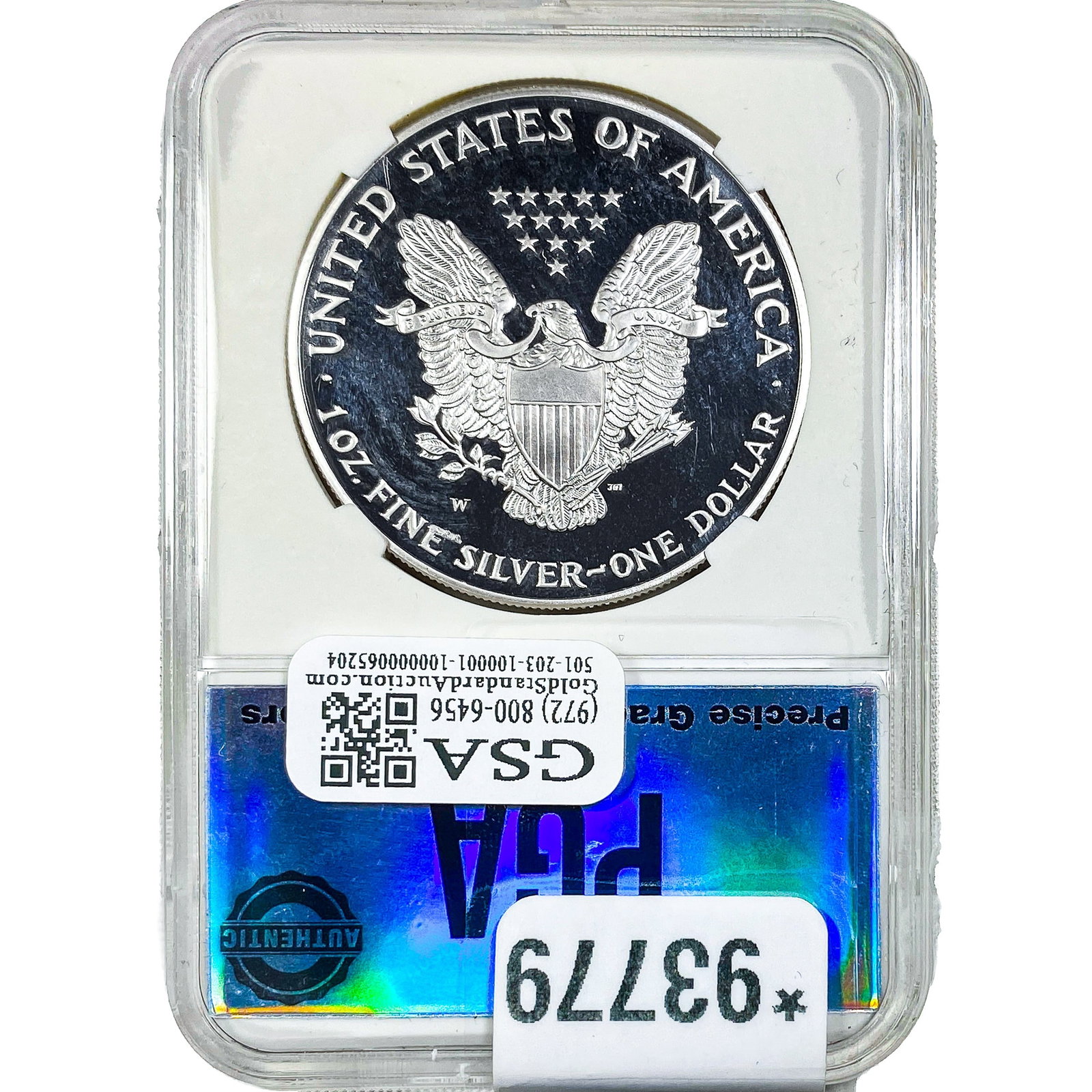 2001 Silver Eagle PGA PR70 - 2