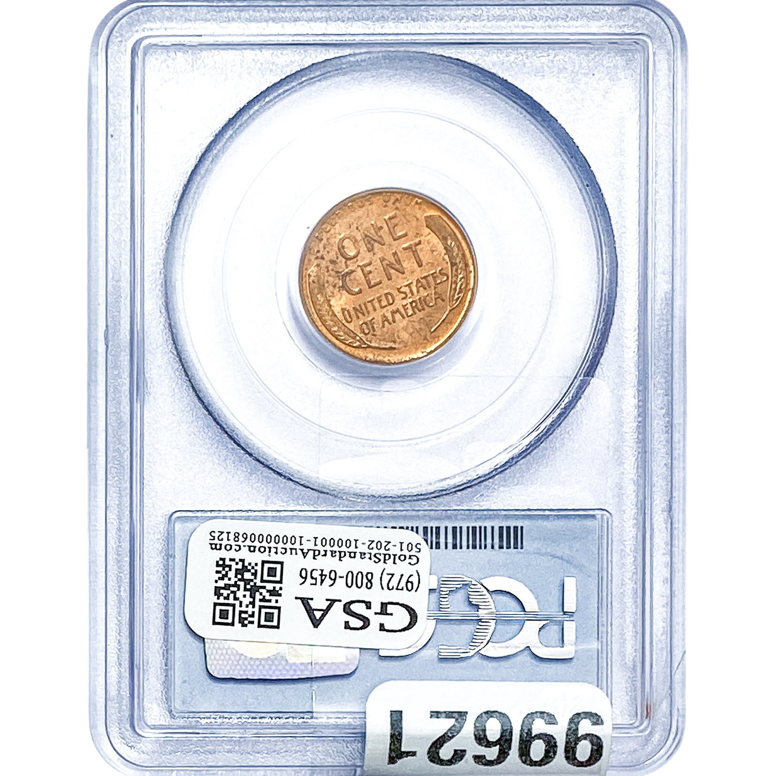 1925-D Wheat Cent PCGS MS64 RD - 2
