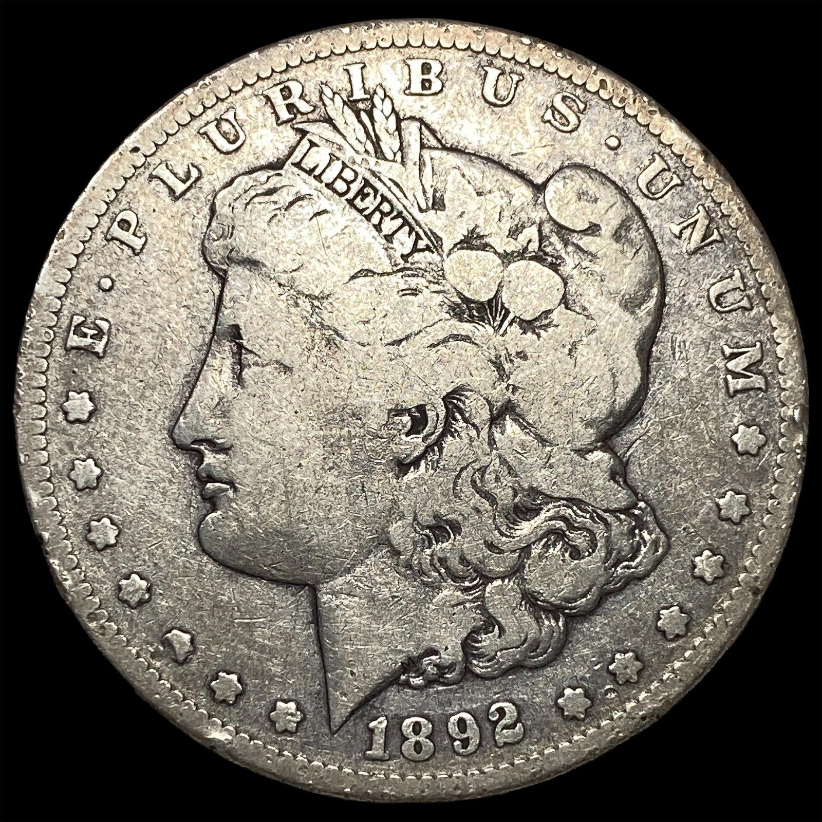 1892-CC Silver Morgan Dollar NICELY CIRCULATED (1 of 2)