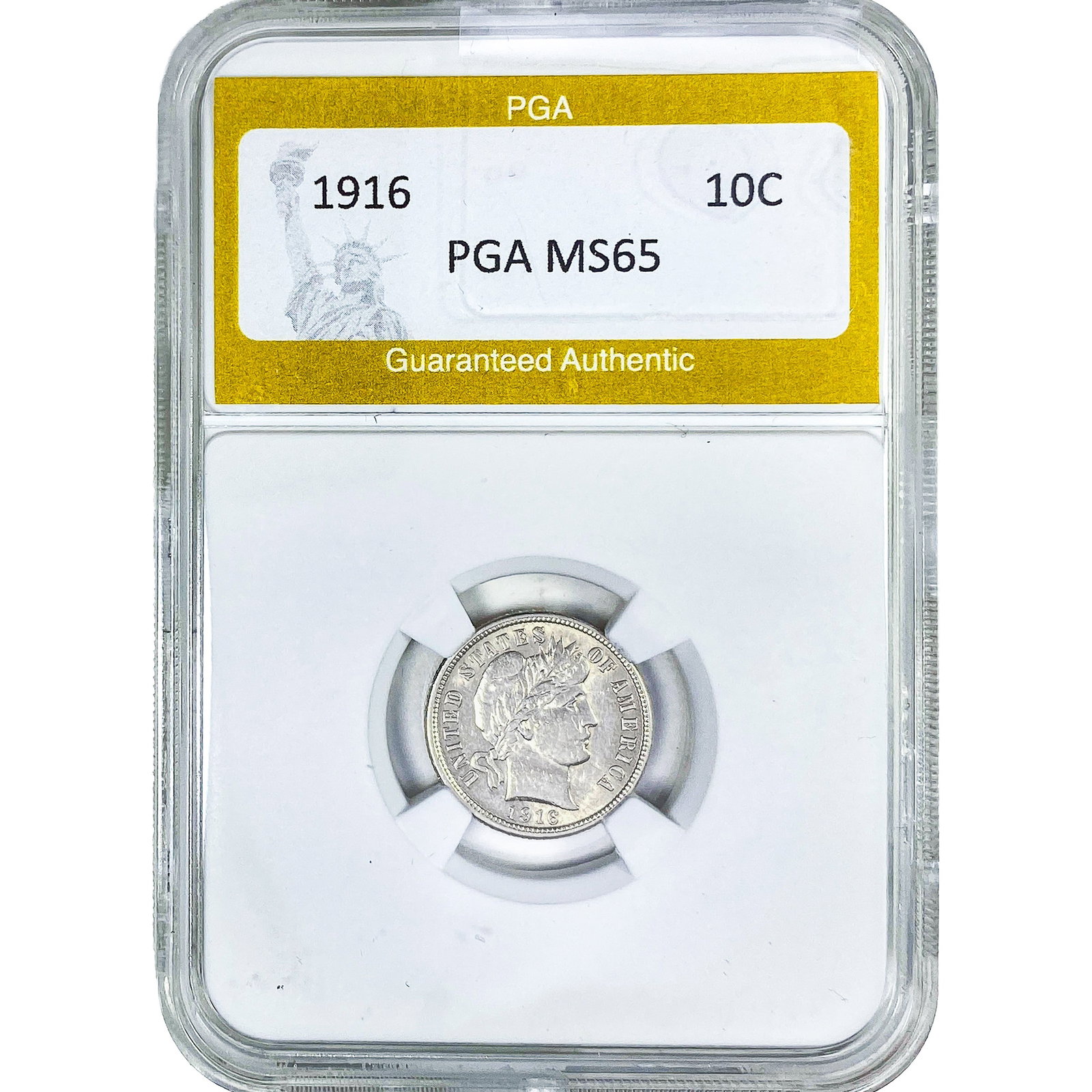 1916 Barber Dime PGA MS65 (1 of 2)