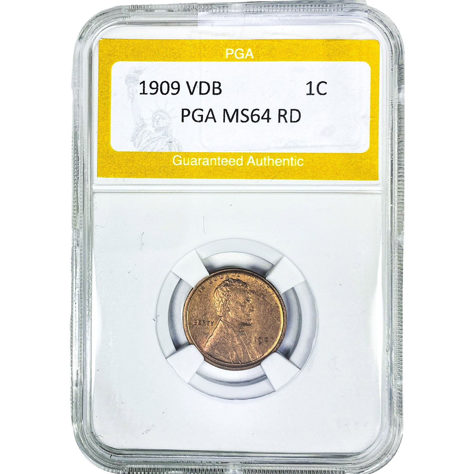 1909 VDB Wheat Cent PGA MS64RD (1 of 2)