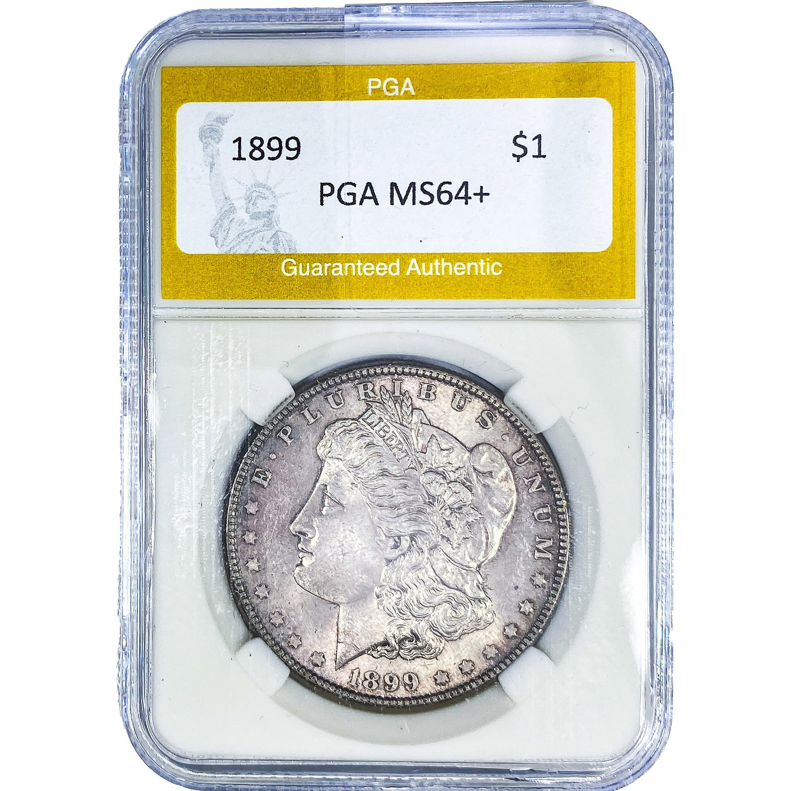 1899 Morgan Silver Dollar PGA MS64+: 1899 Morgan Silver Dollar PGA MS64+
