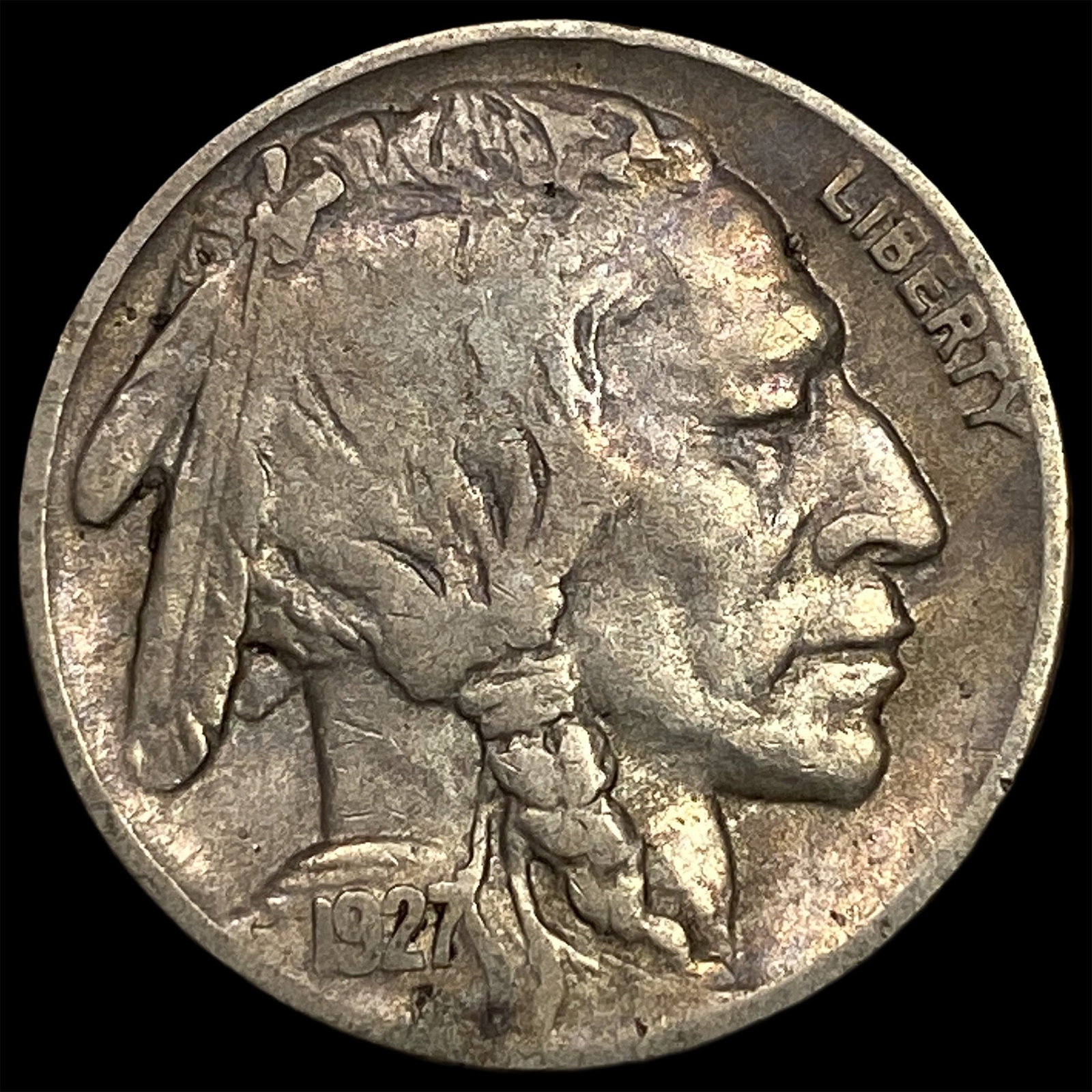 1927-D Buffalo Nickel CHOICE AU: 1927-D Buffalo Nickel CHOICE AU