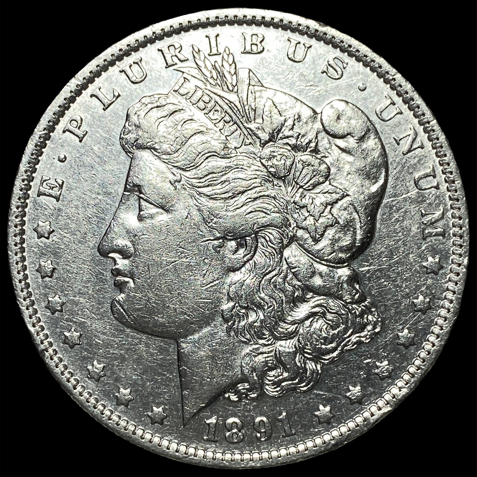 1891-O Silver Morgan Dollar CLOSELY UNCIRCULATED: 1891-O Silver Morgan Dollar CLOSELY UNCIRCULATED