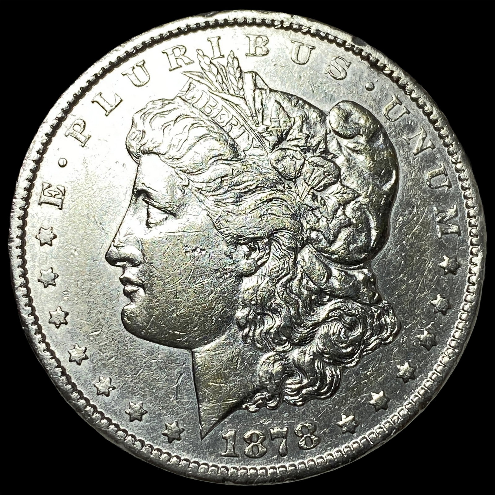 1878-CC Silver Morgan Dollar CHOICE AU: 1878-CC Silver Morgan Dollar CHOICE AU